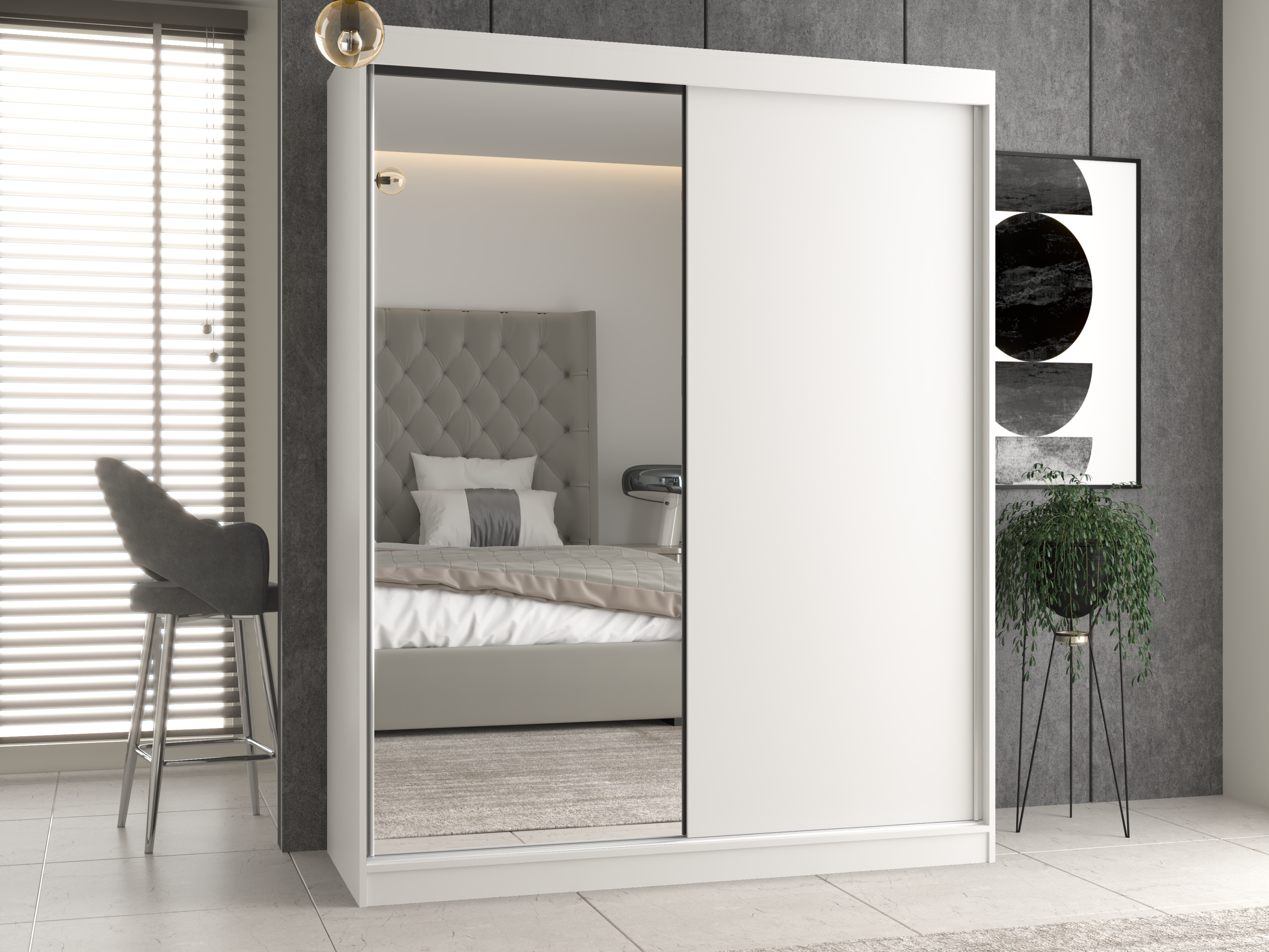 Armoire Mandeville 383 (Blanc)