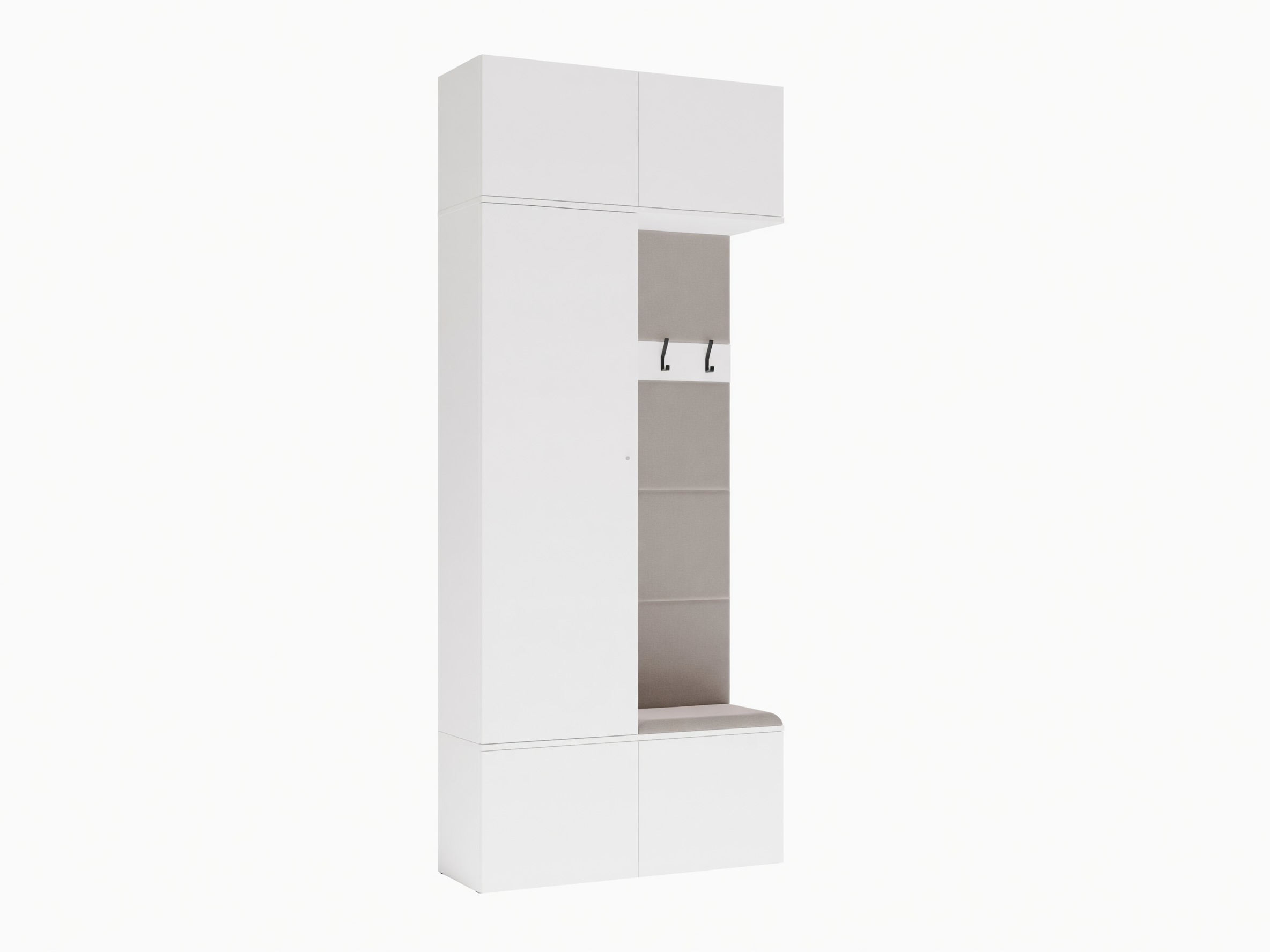 Meuble d'entrée Domtori 100 (Blanc)