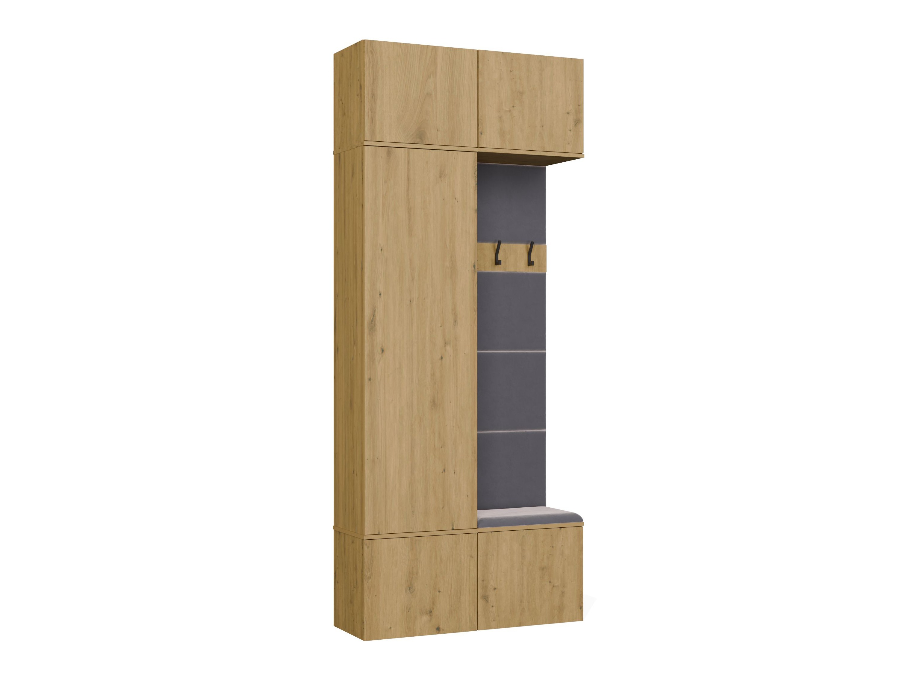 Meuble d'entrée Domtori 100 (Chêne Artisan)