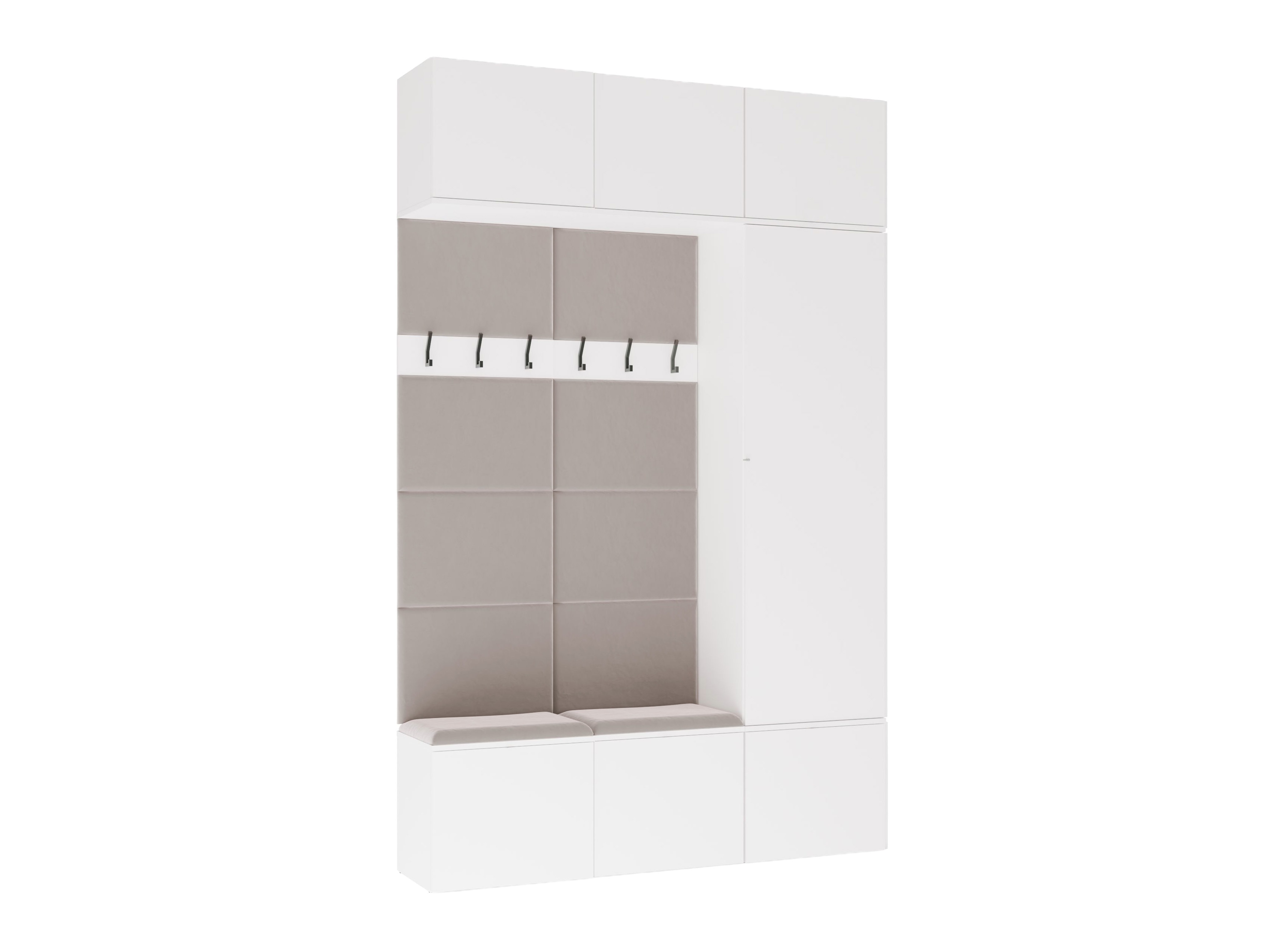 Meuble d'entrée Domtori 112 (Blanc)