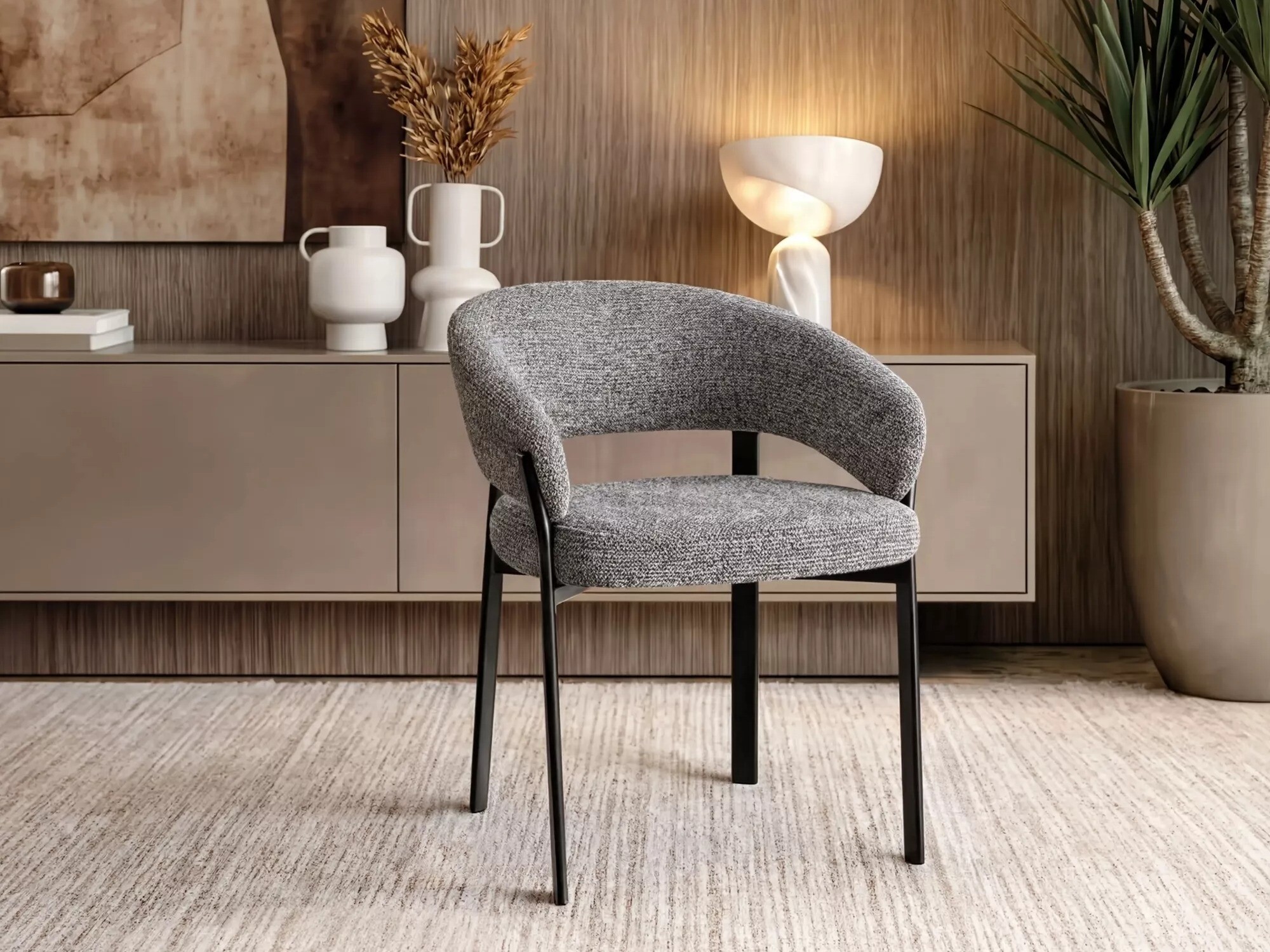Chaise Detroit 1047 (Gris)