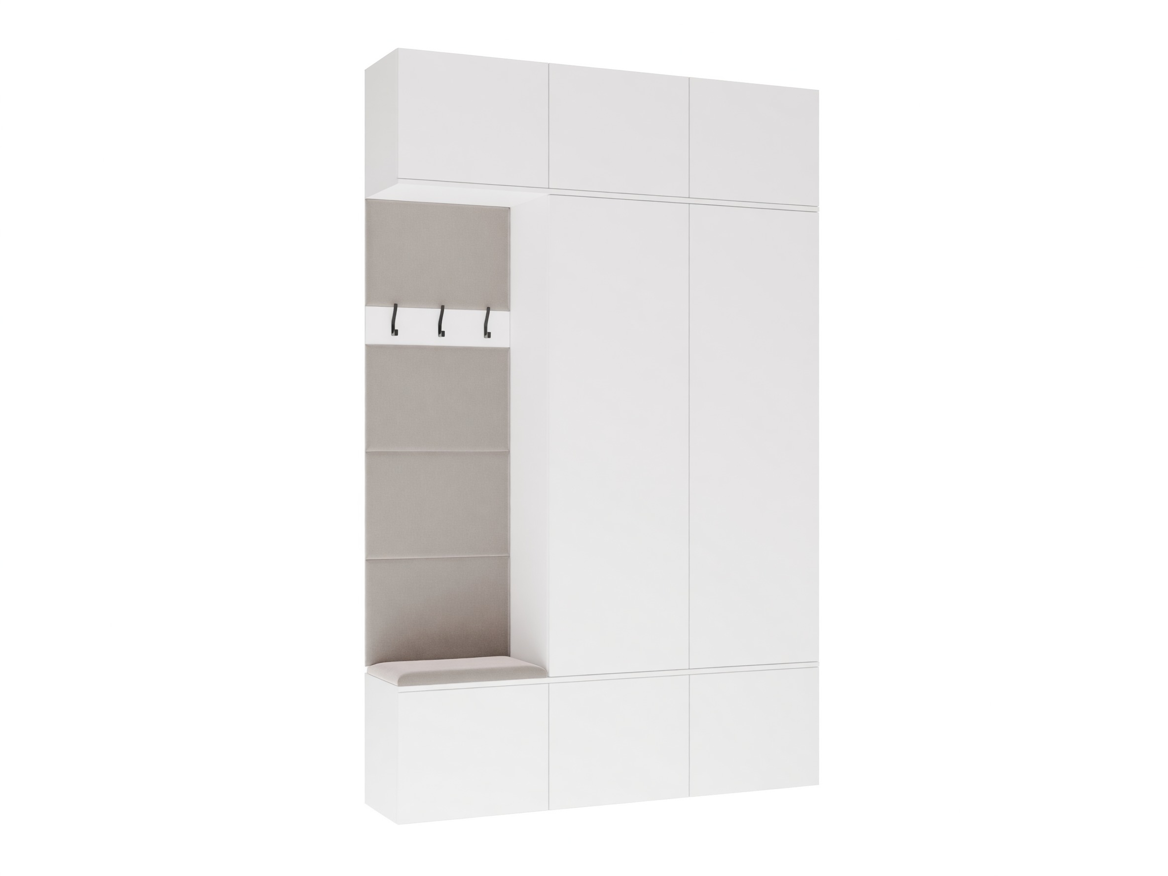 Ensemble de meubles d’entrée Domtori 113 (Blanc)