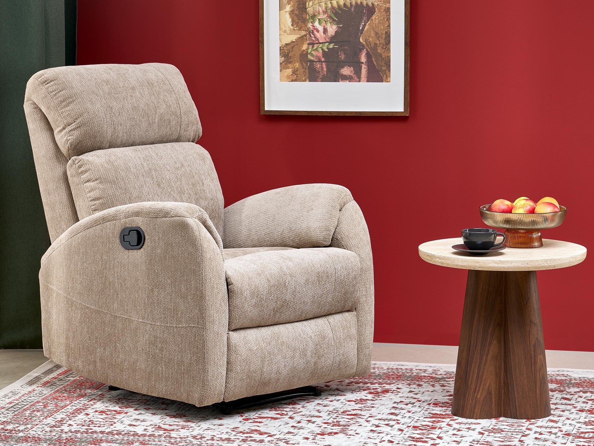 Fauteuil inclinable Houston 2198 (Beige)