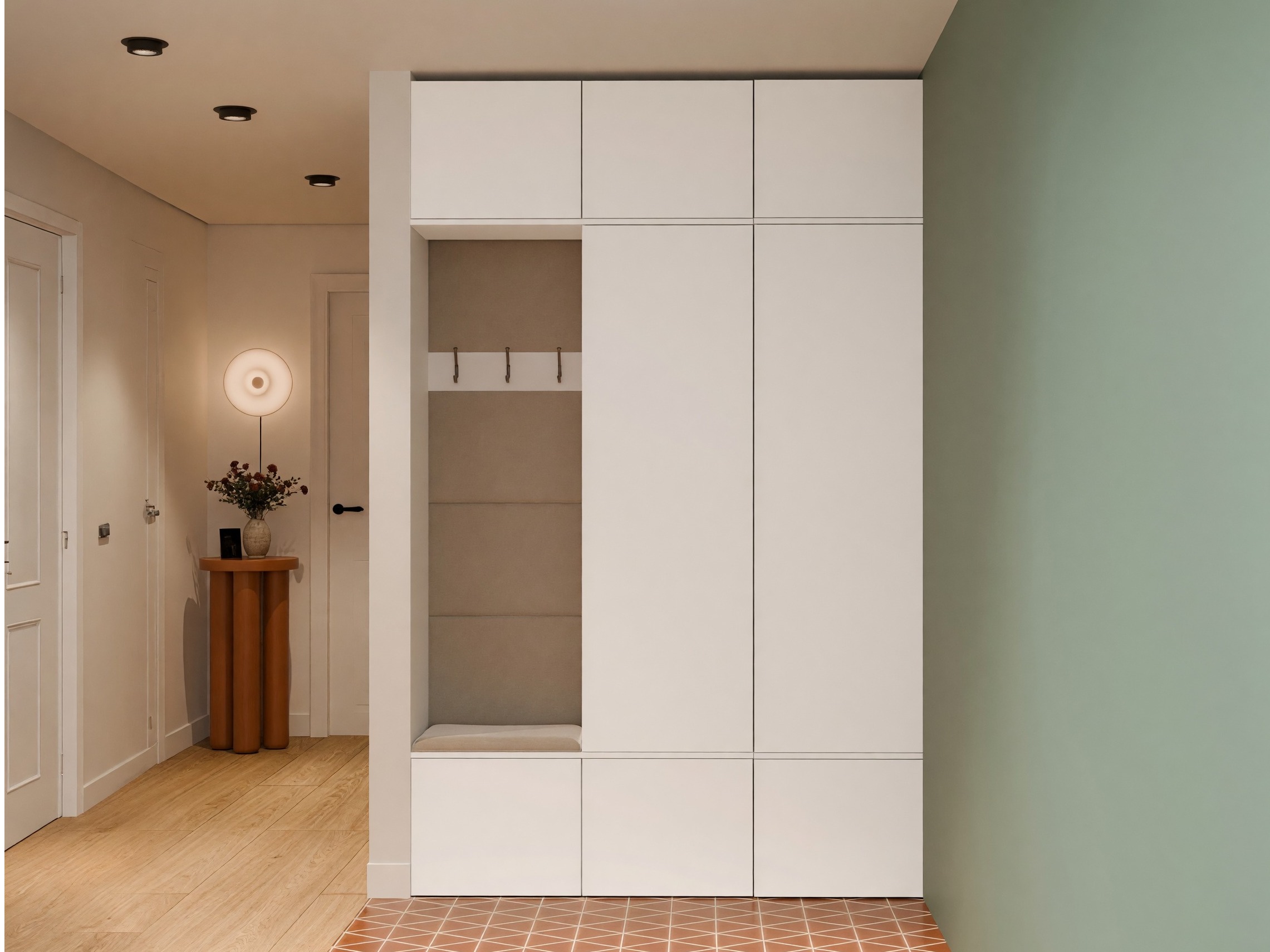 Meuble d'entrée Domtori 113 (Blanc)
