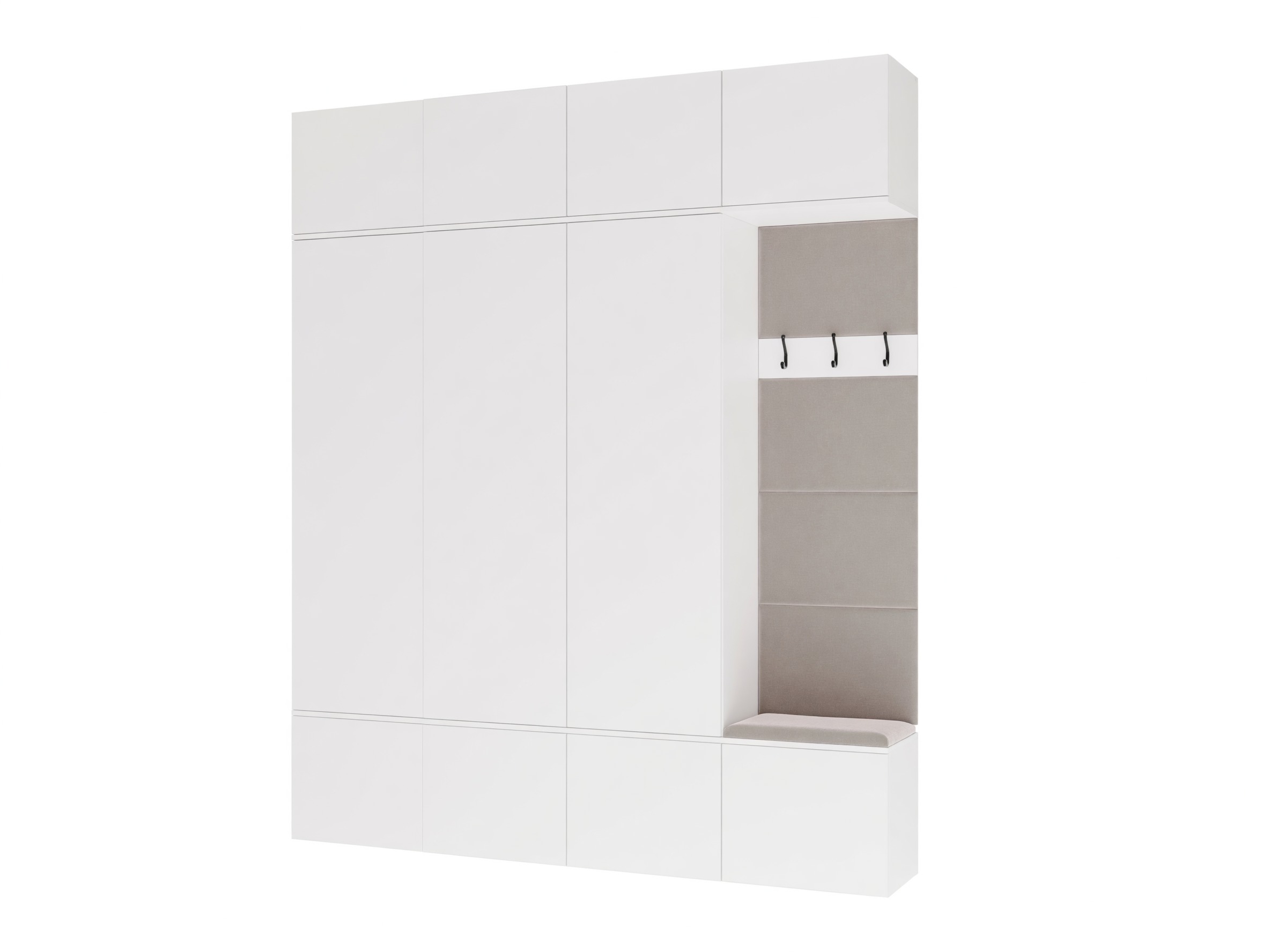Ensemble de meubles d’entrée Domtori 115 (Blanc)