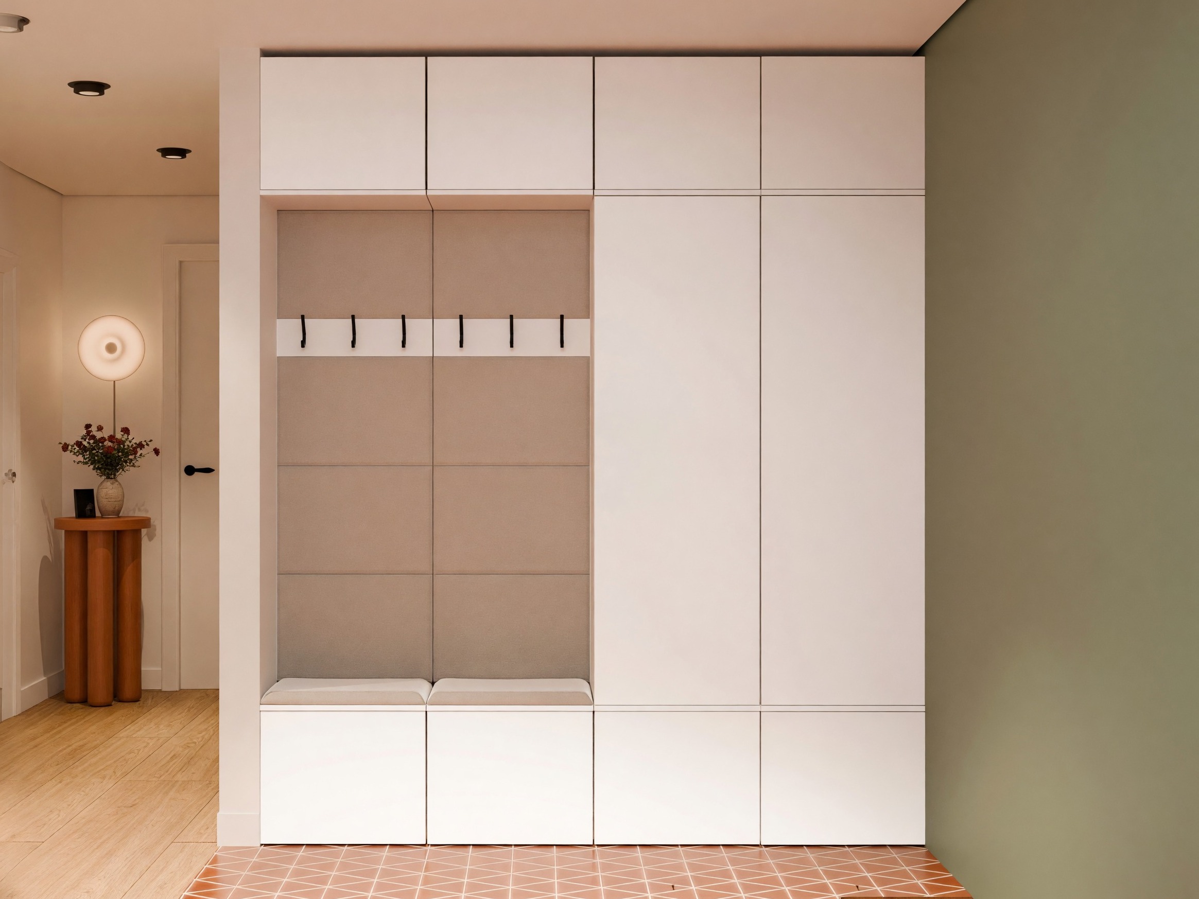 Meuble d'entrée Domtori 114 (Blanc)