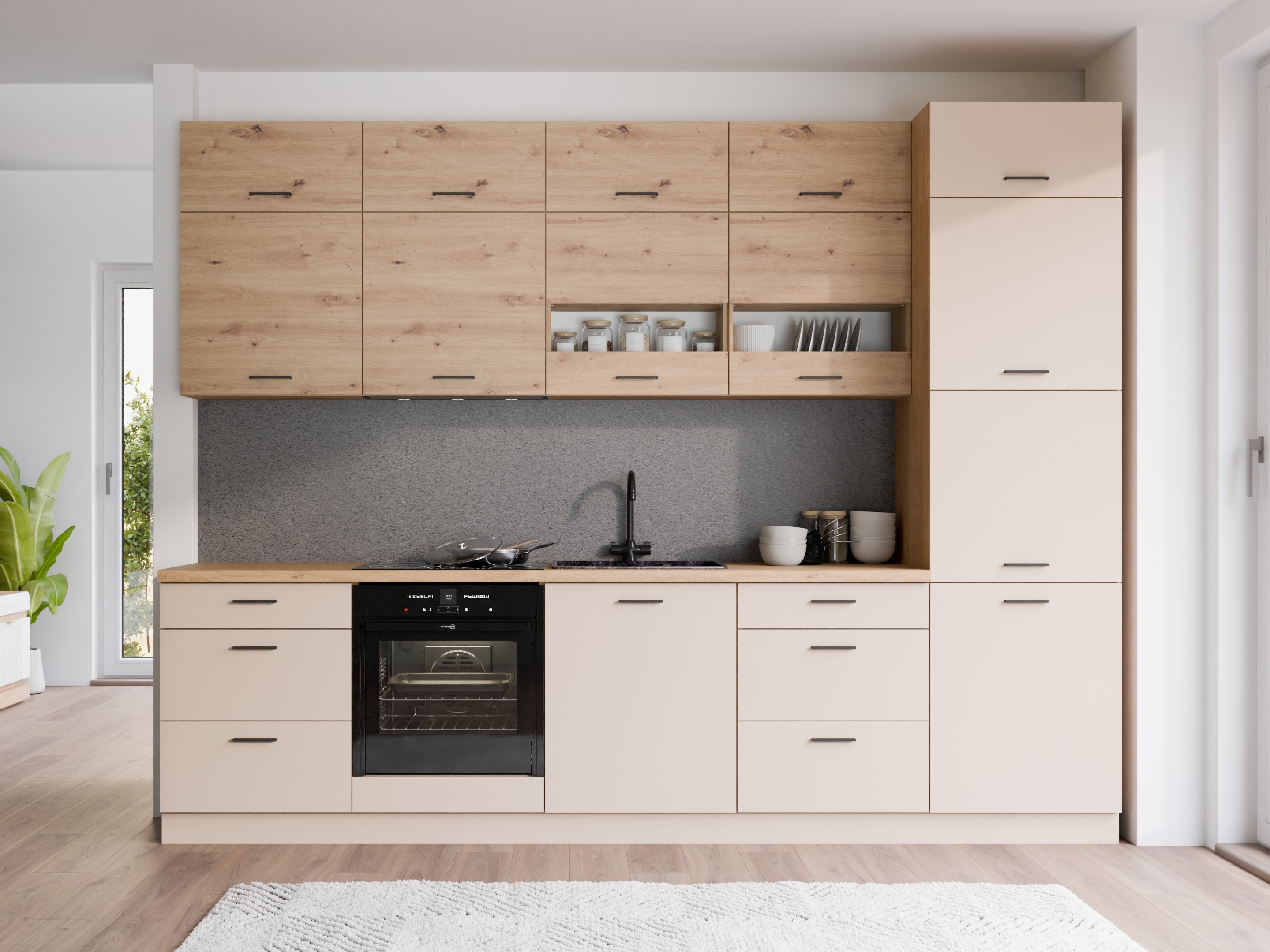Armoire modulaire pour évier avec portes Ati Cashmere 138
