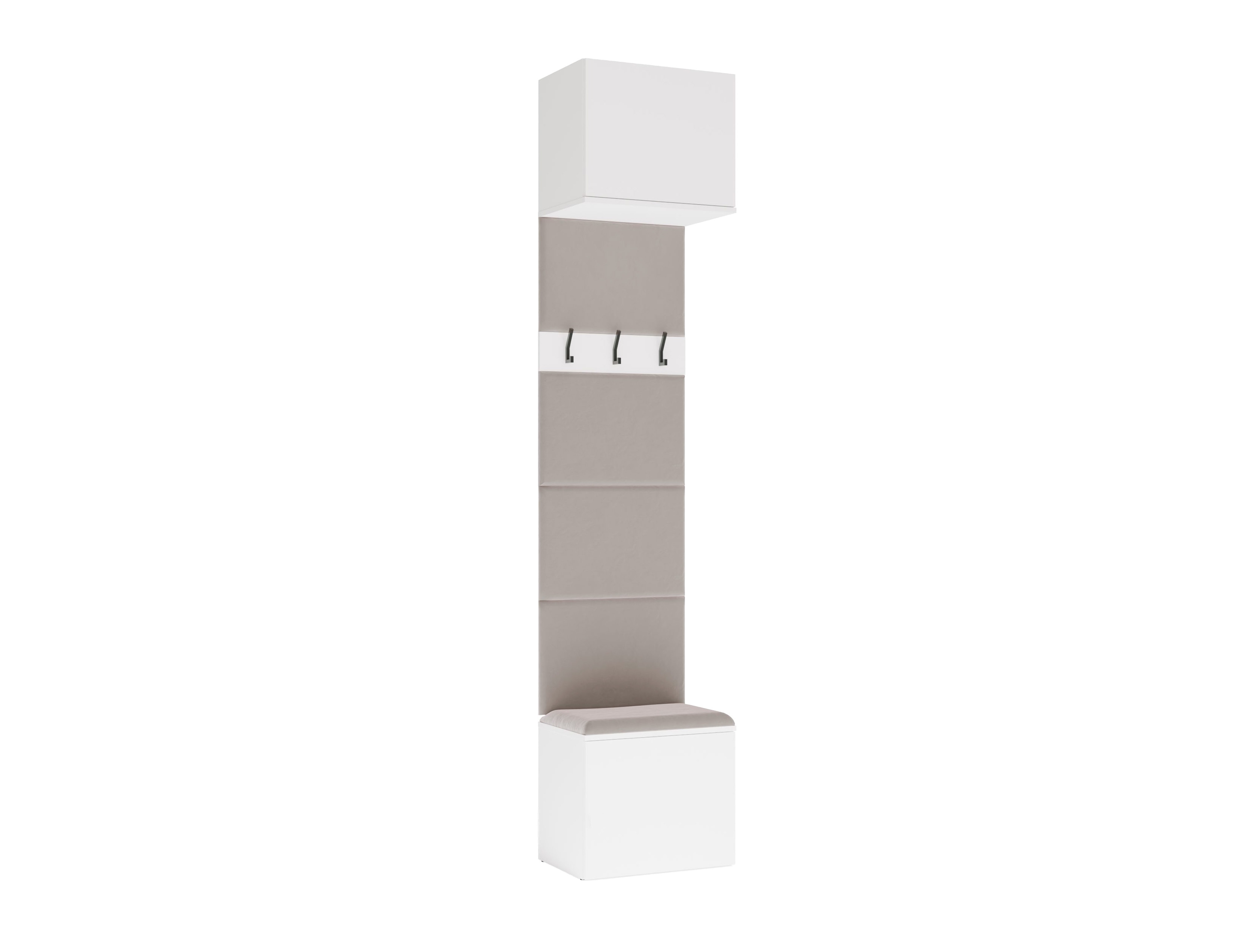 Ensemble de meubles d’entrée Domtori 117 (Blanc)