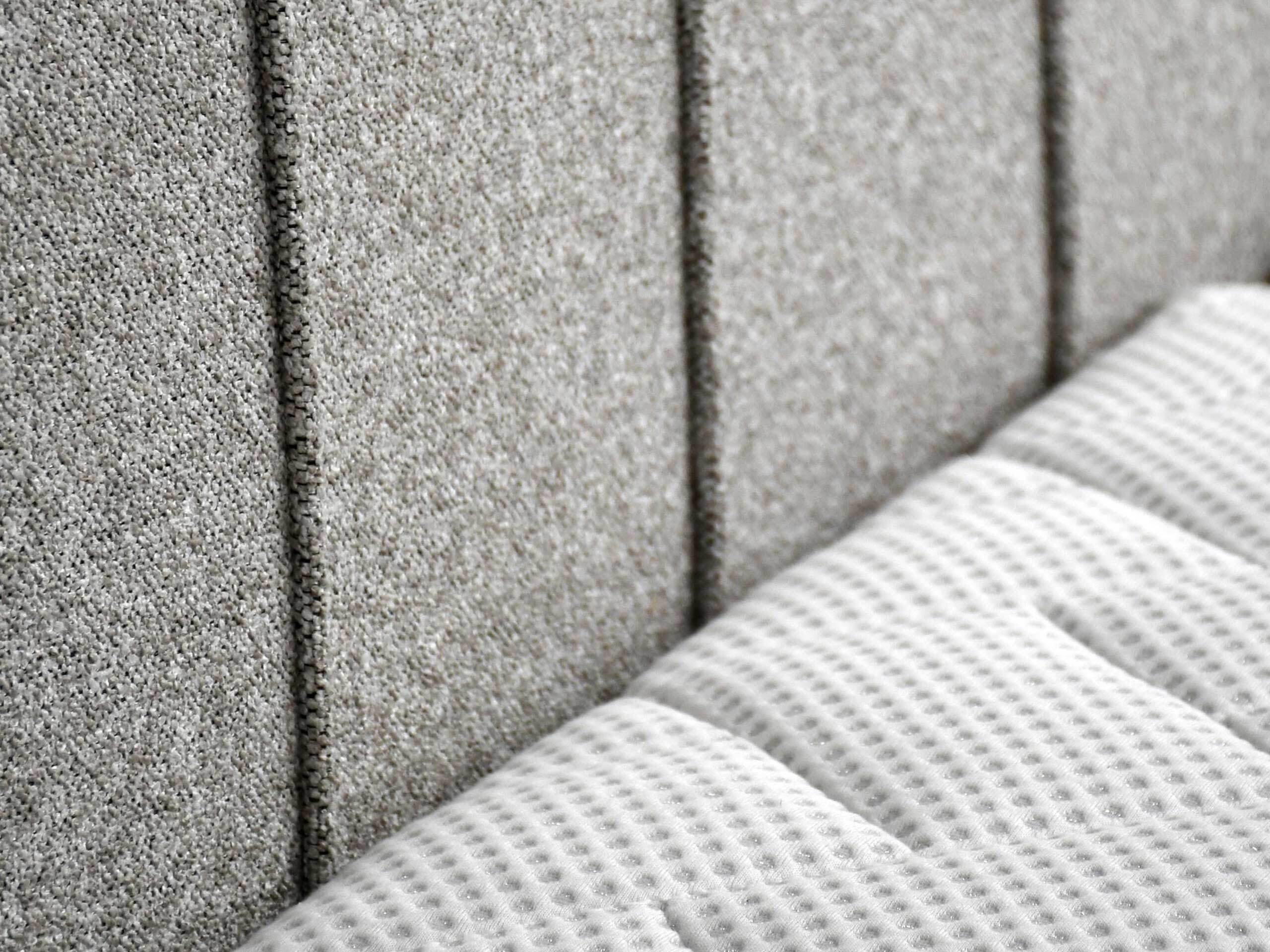 Lit boxspring Norman 127 (Gris brun)