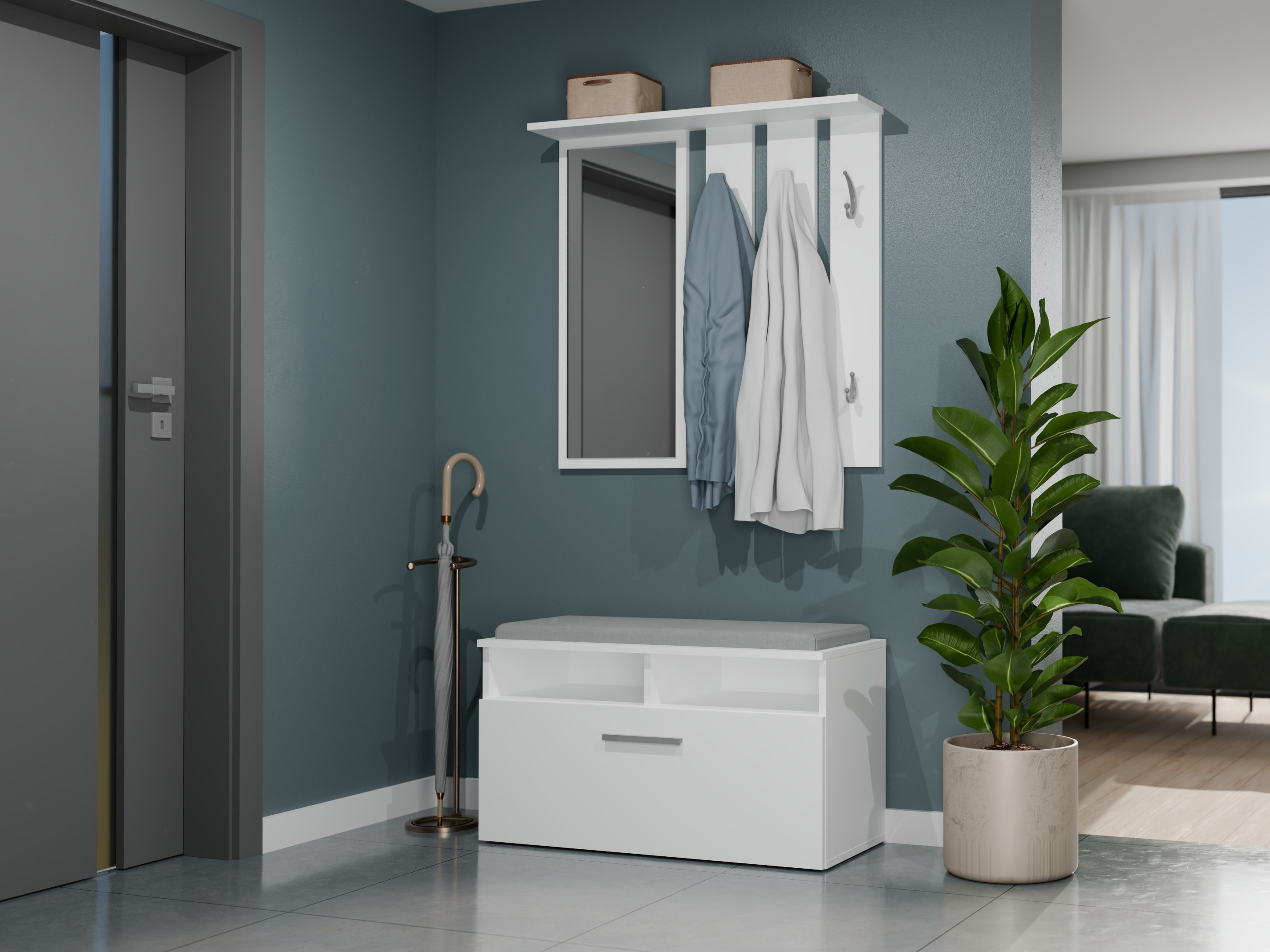Portemanteau Mandeville 397 (Blanc)