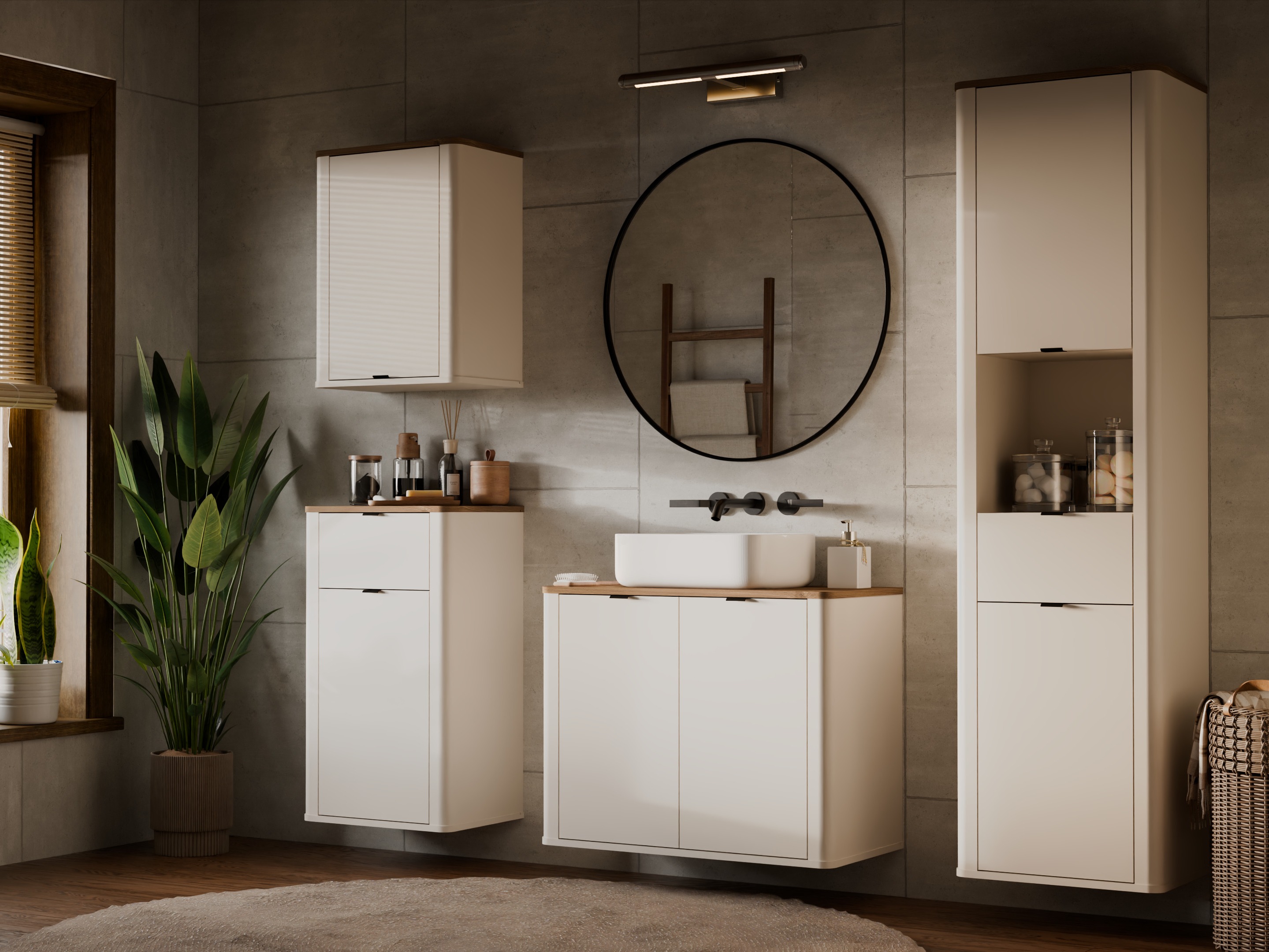 Armoire de salle de bain murale Soavie 111