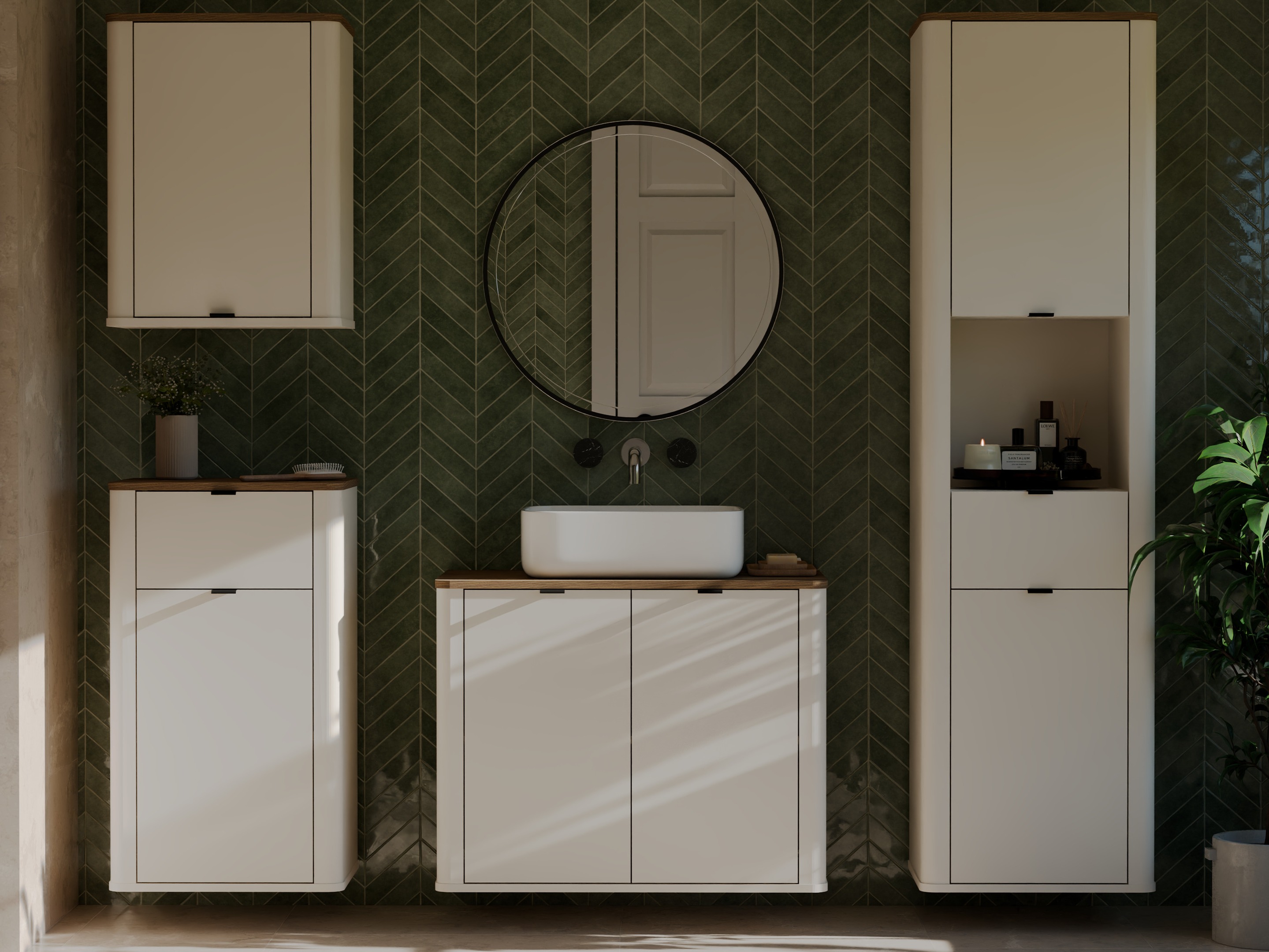 Armoire de salle de bain murale Soavie 111