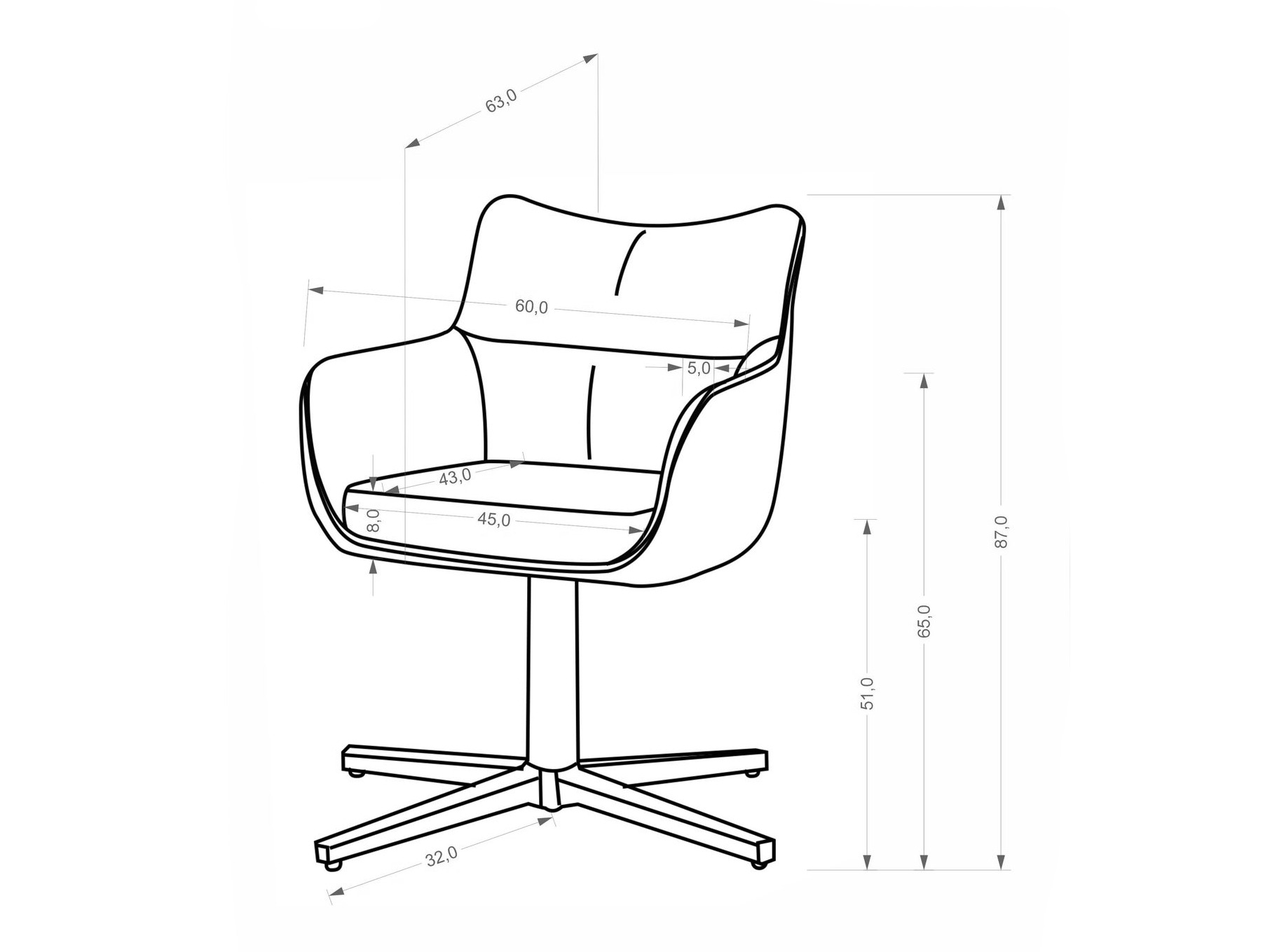 Chaise Houston 2204