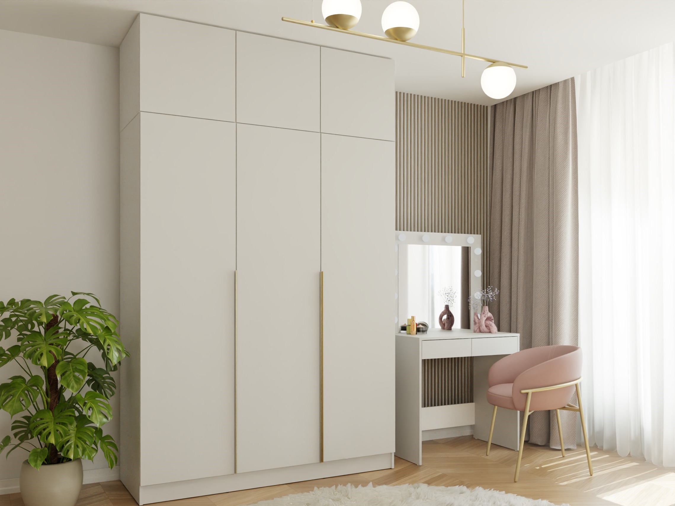 Armoire Mandeville 398 (Doré)