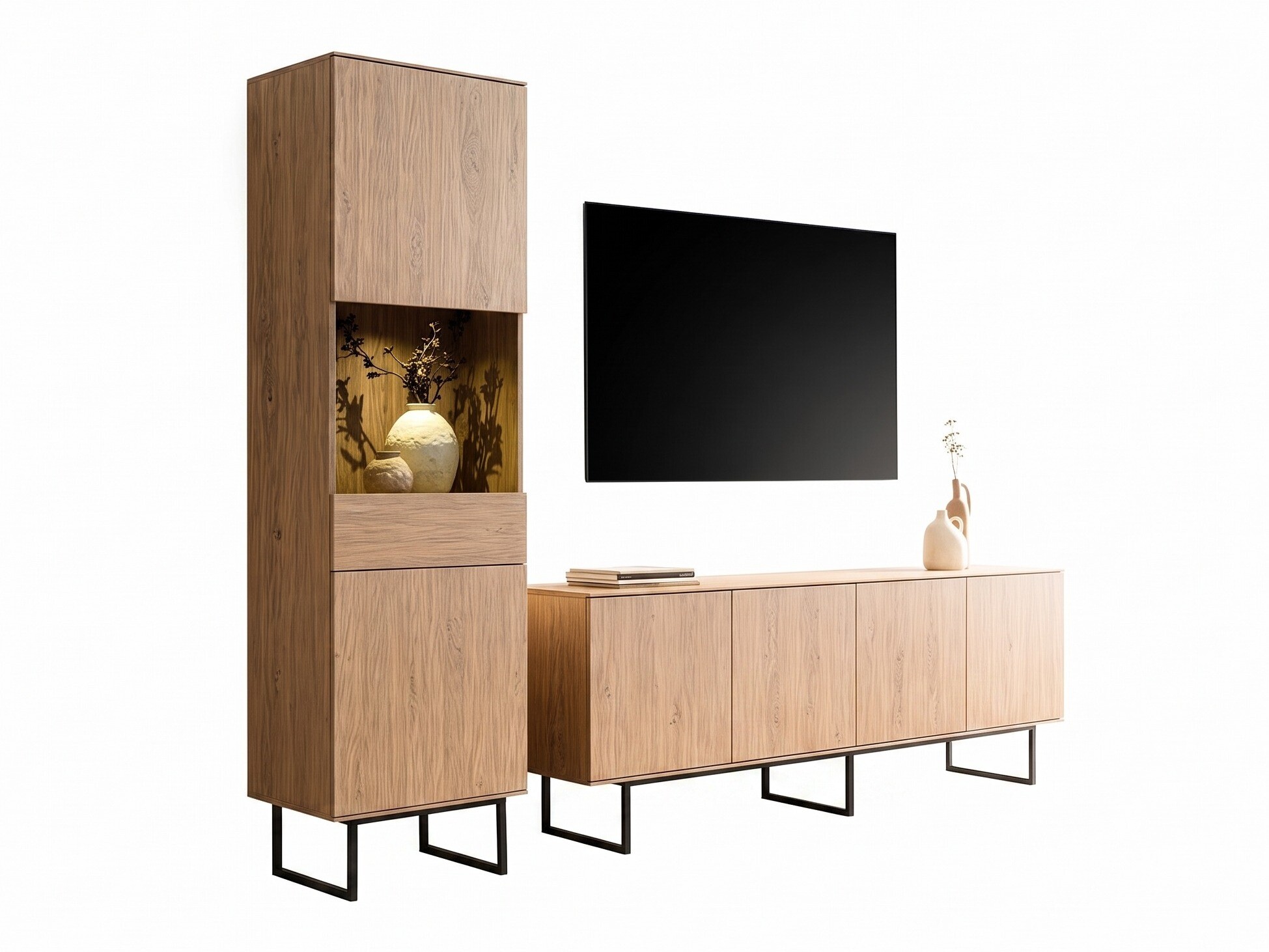 Ensemble de salon Bentesa 120 (Chêne)