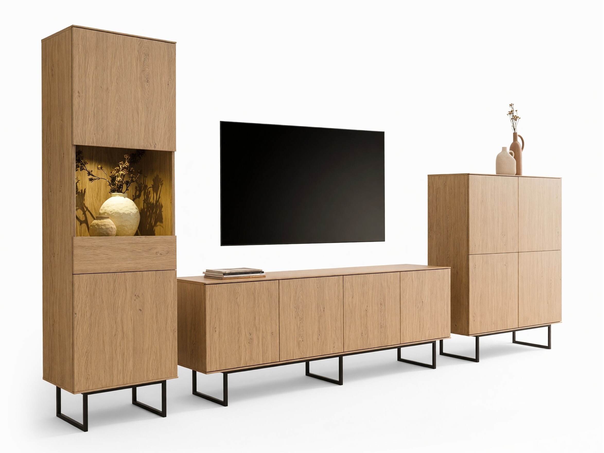 Ensemble de salon Bentesa 120 (Chêne)