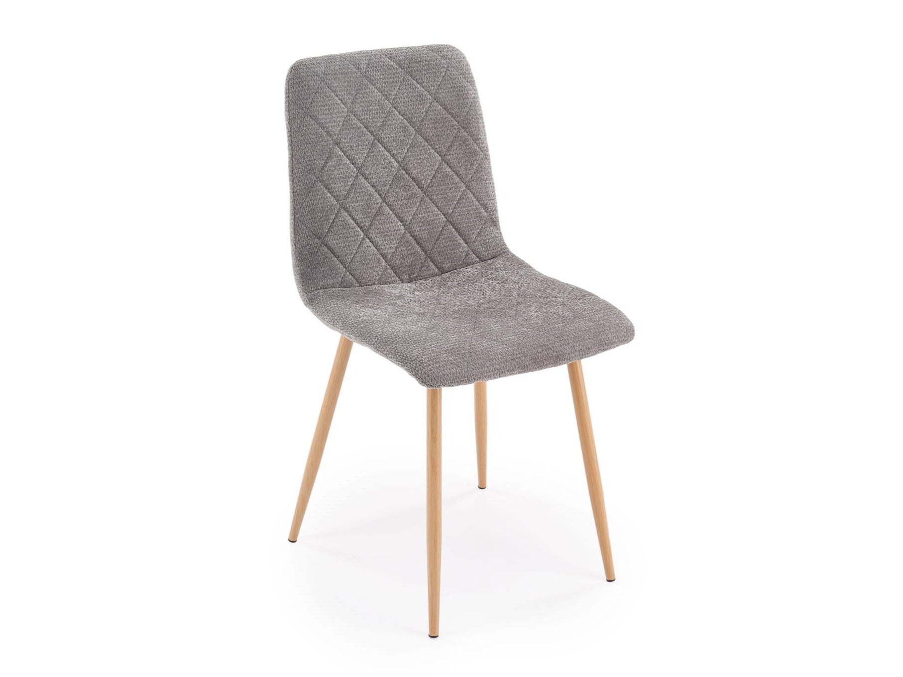 Chaise Houston 1731 (Gris + Clair bois)