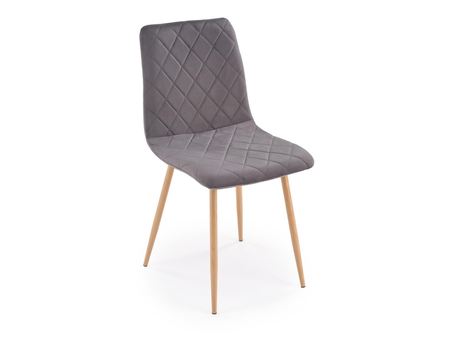 Chaise Houston 1731 (Gris foncé + Clair bois)