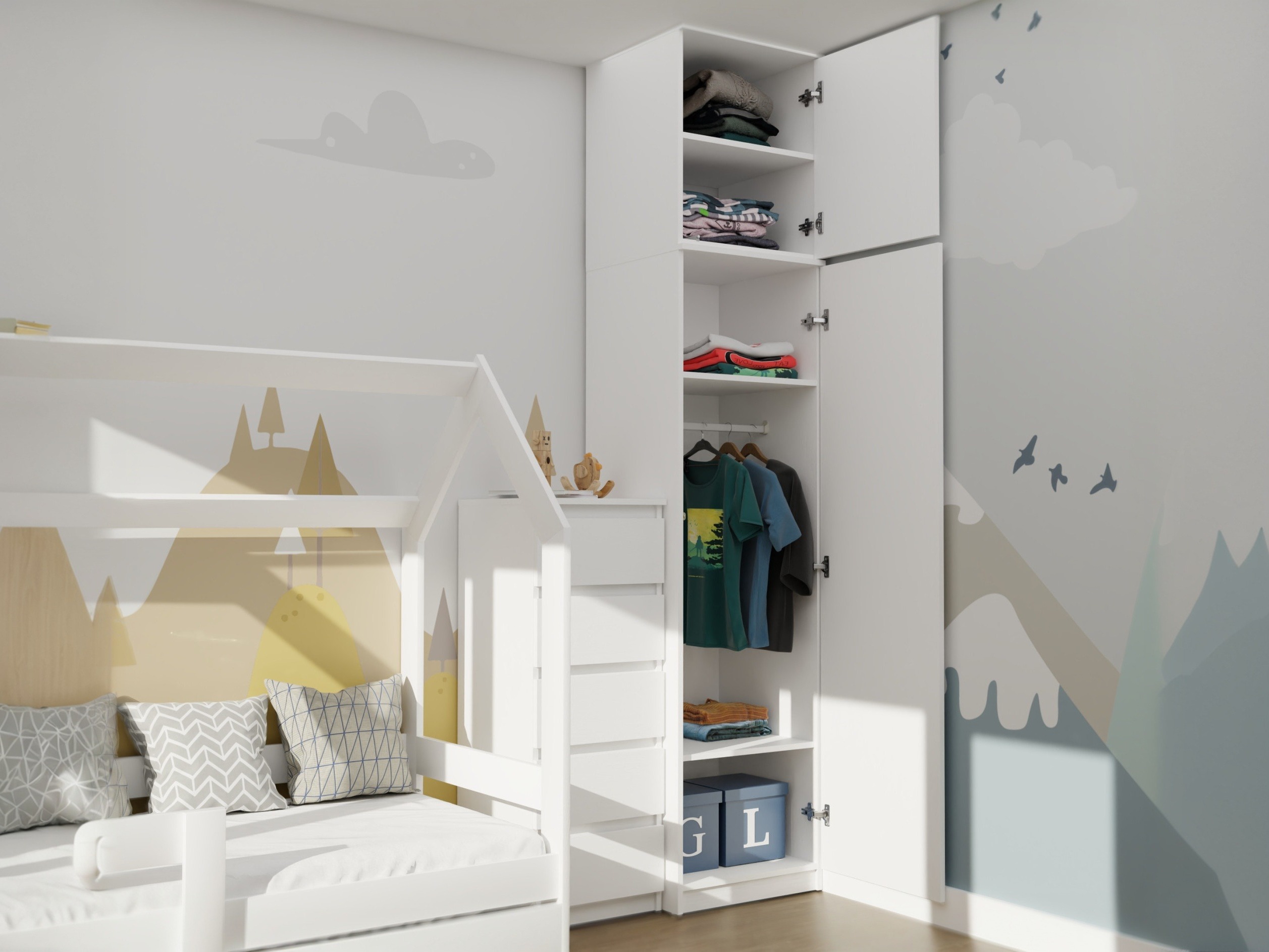 Armoire Mandeville 399 (Blanc)