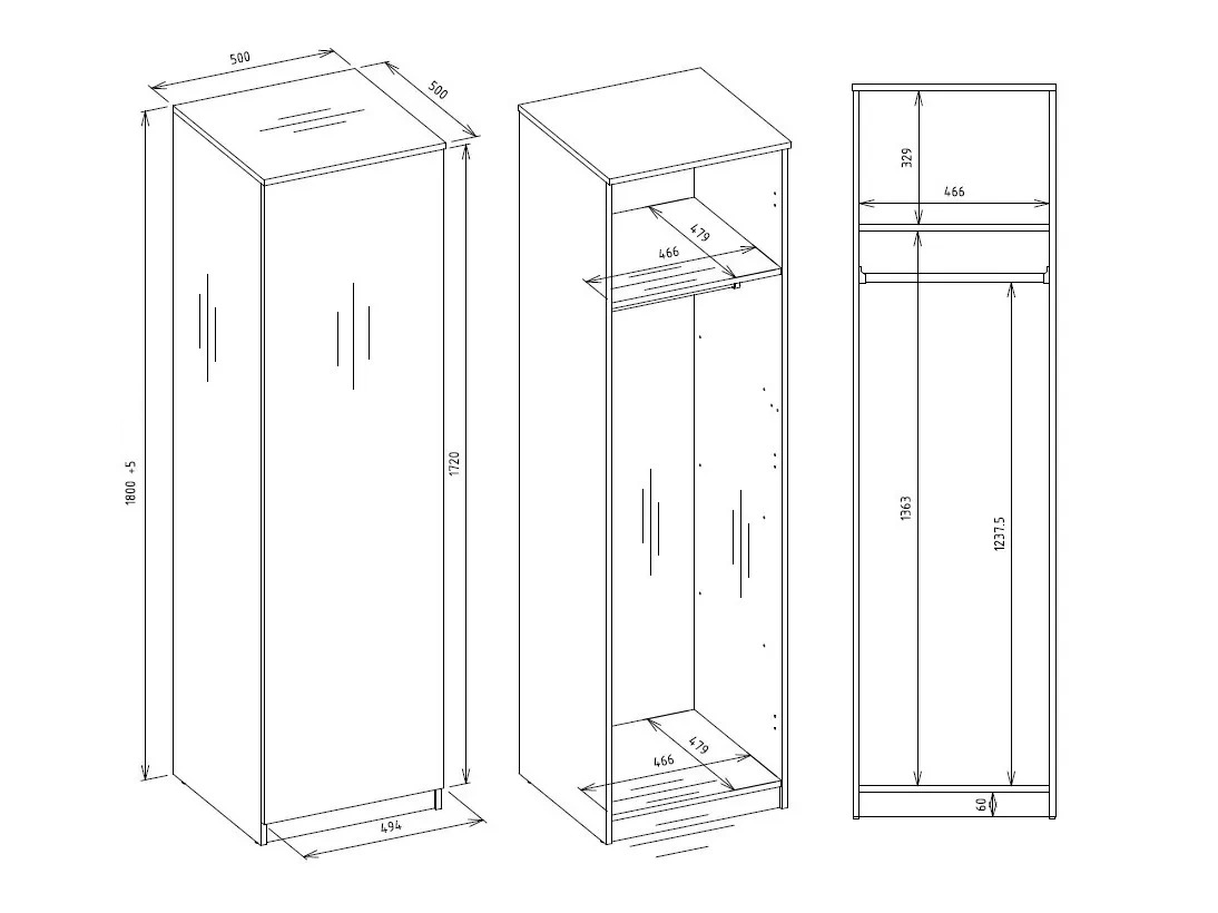 Armoire Mandeville 399 (Blanc)