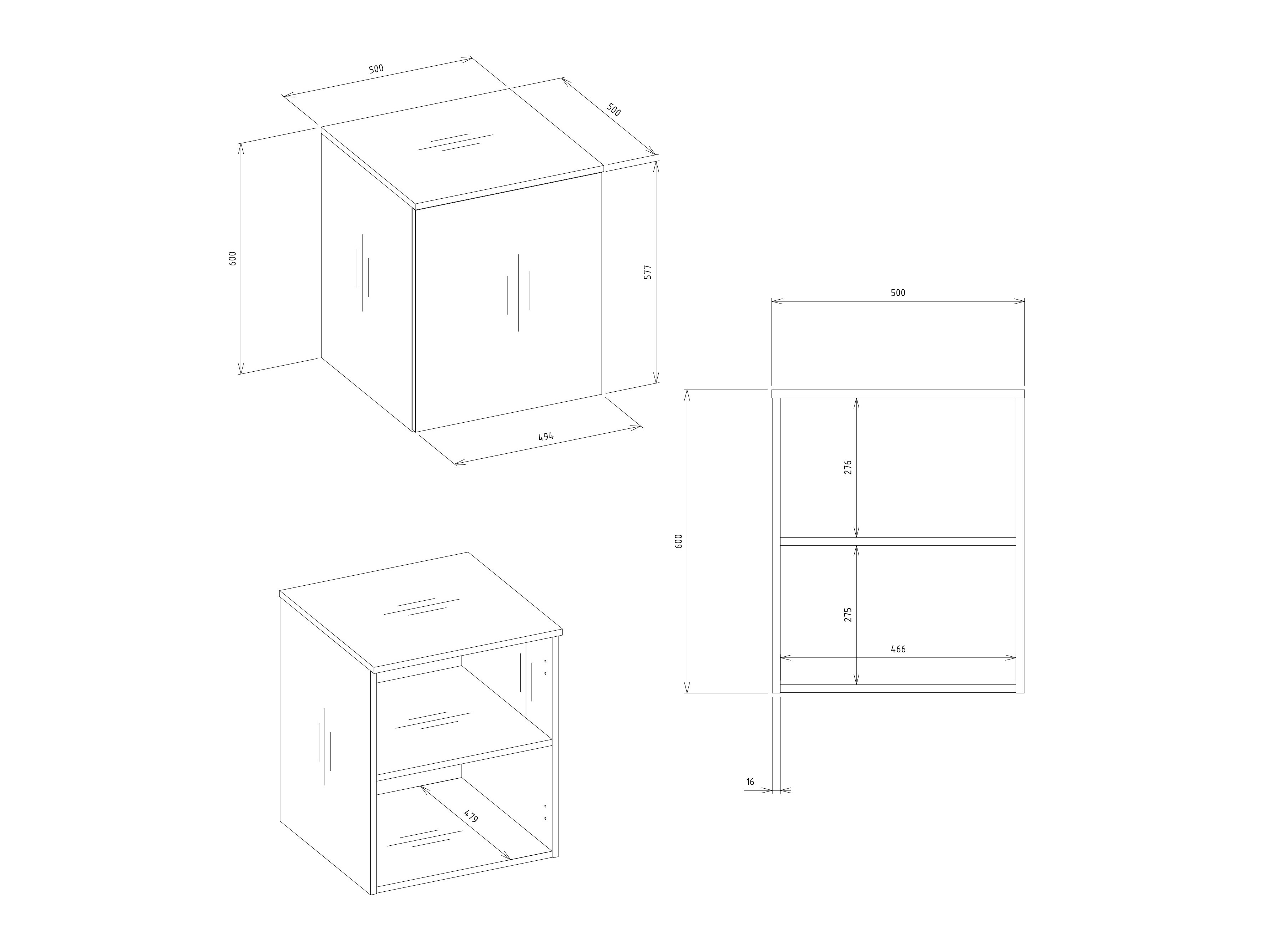 Armoire Mandeville 399 (Blanc)