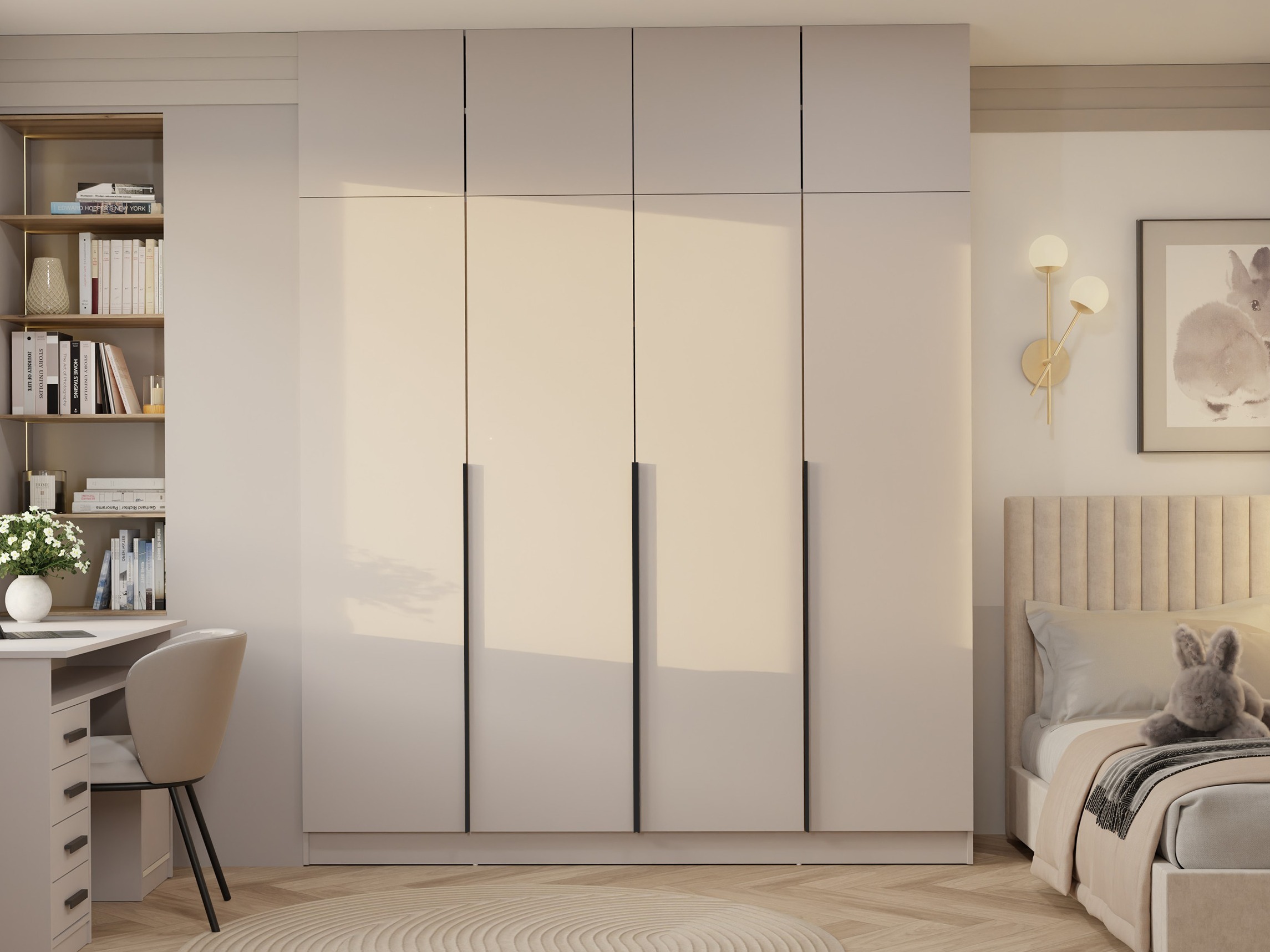 Armoire Mandeville 400 (Noir)