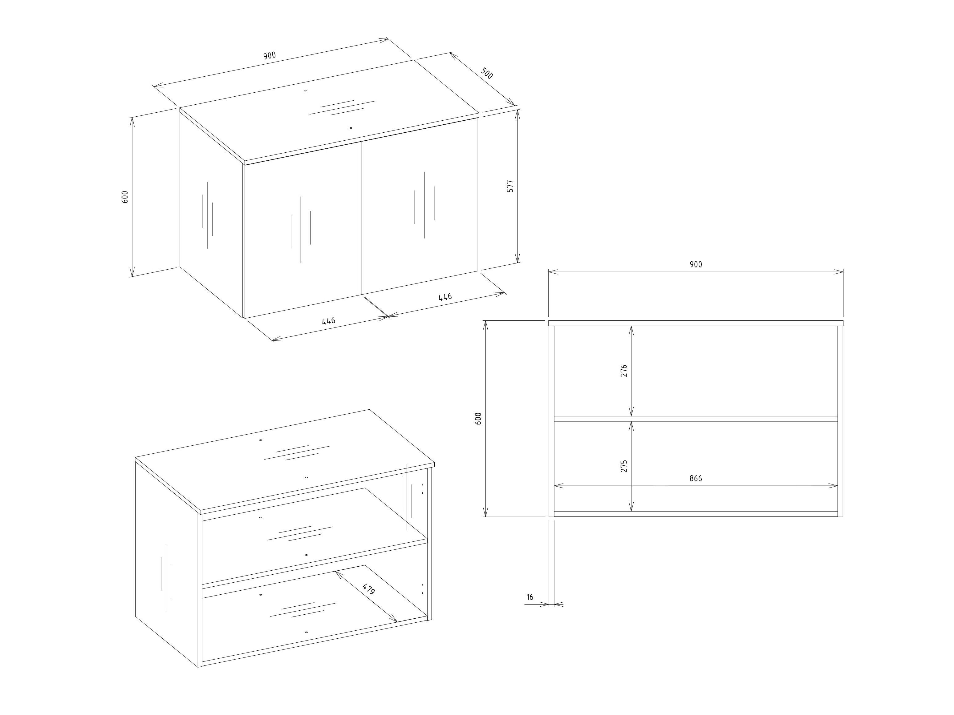 Armoire Elbvelu 137 (Blanc)