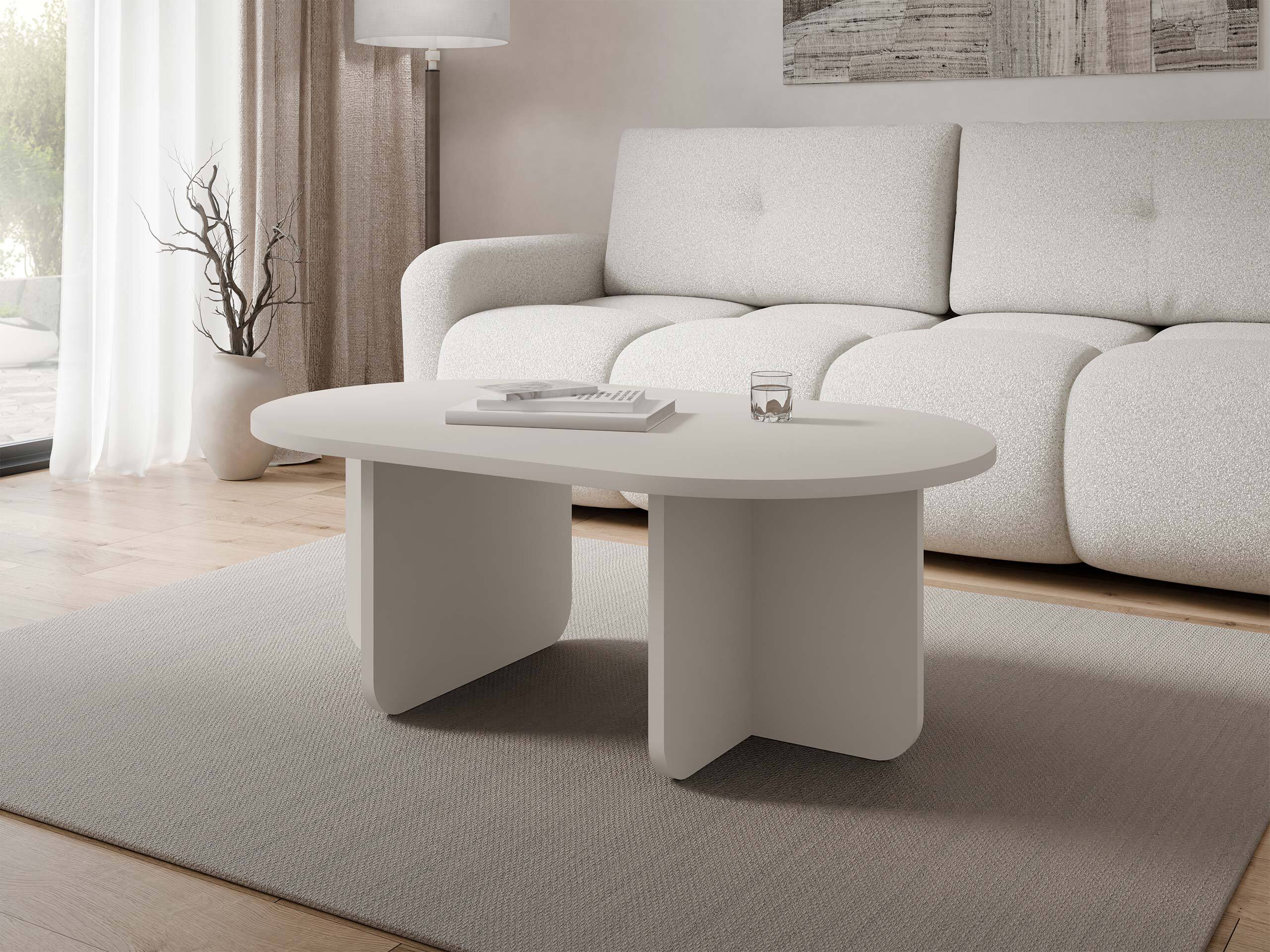 Table basse Comfivo Humar (Beige)