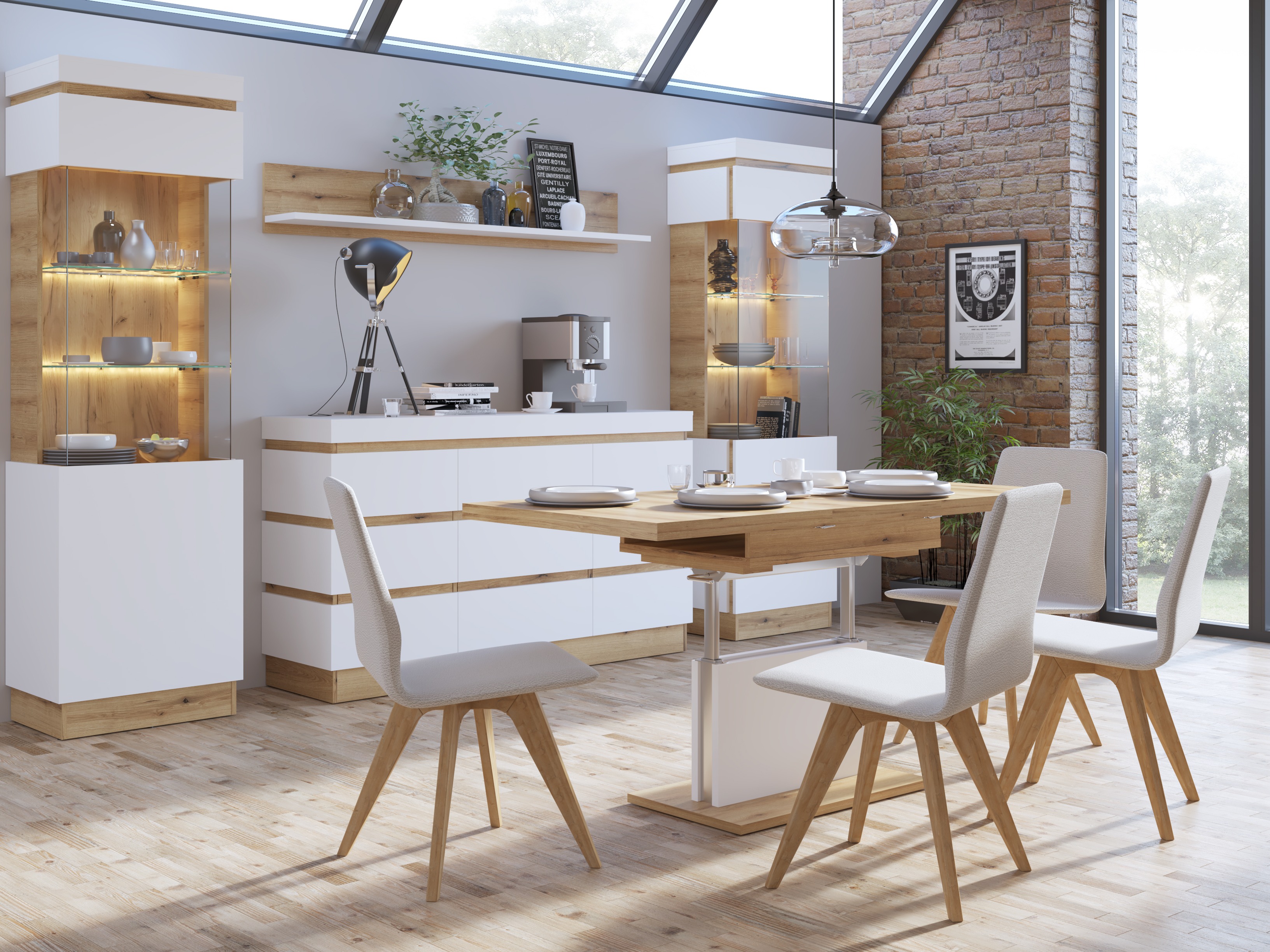 Table basse transformable Numeri 113