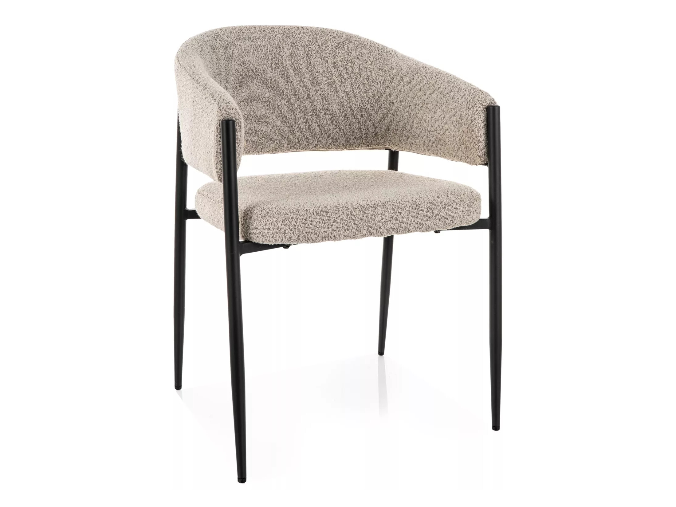 Chaise Detroit 1053 (Beige + Mat Noir)