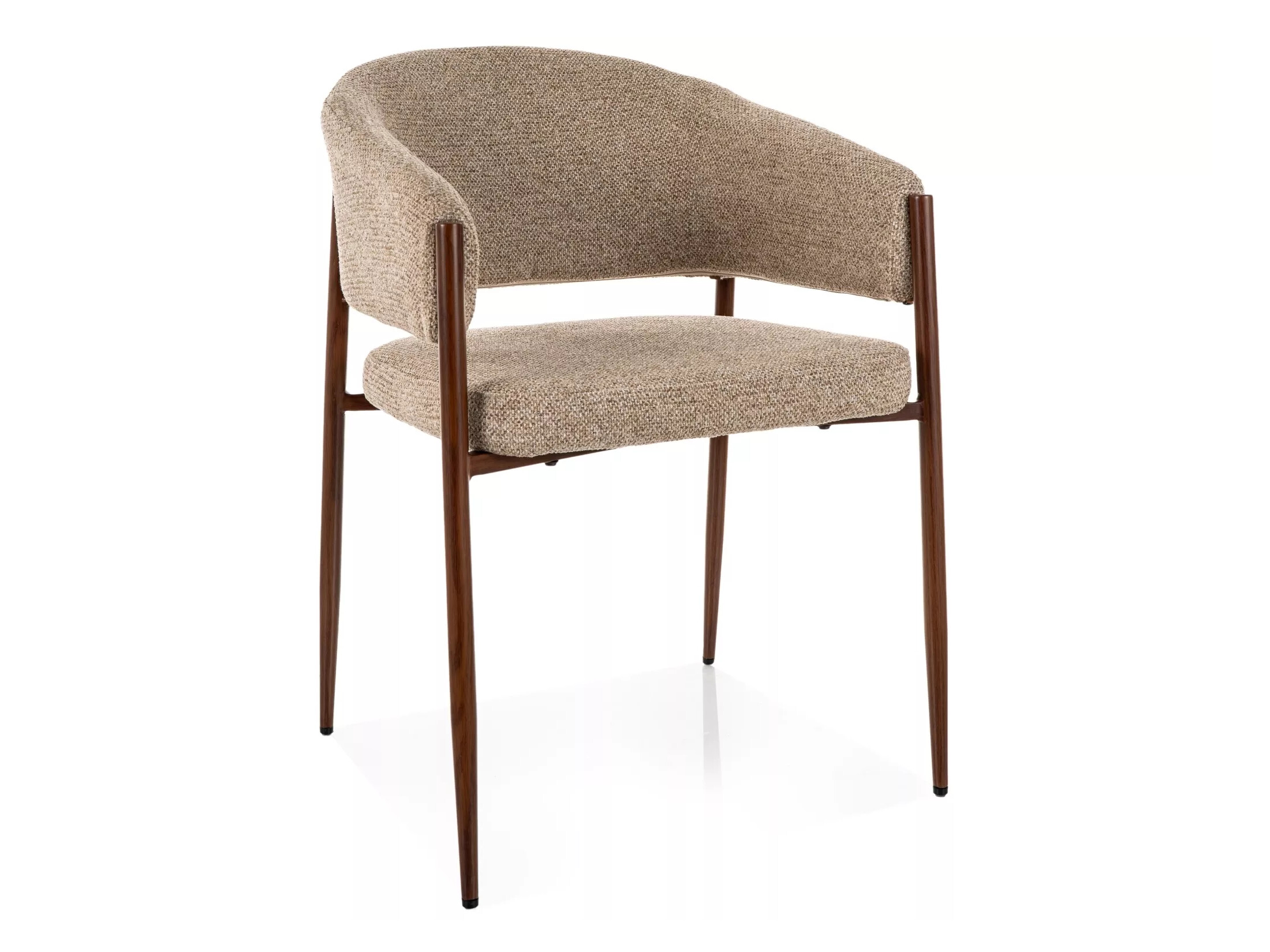 Chaise Detroit 1053 (Beige + Noyer)