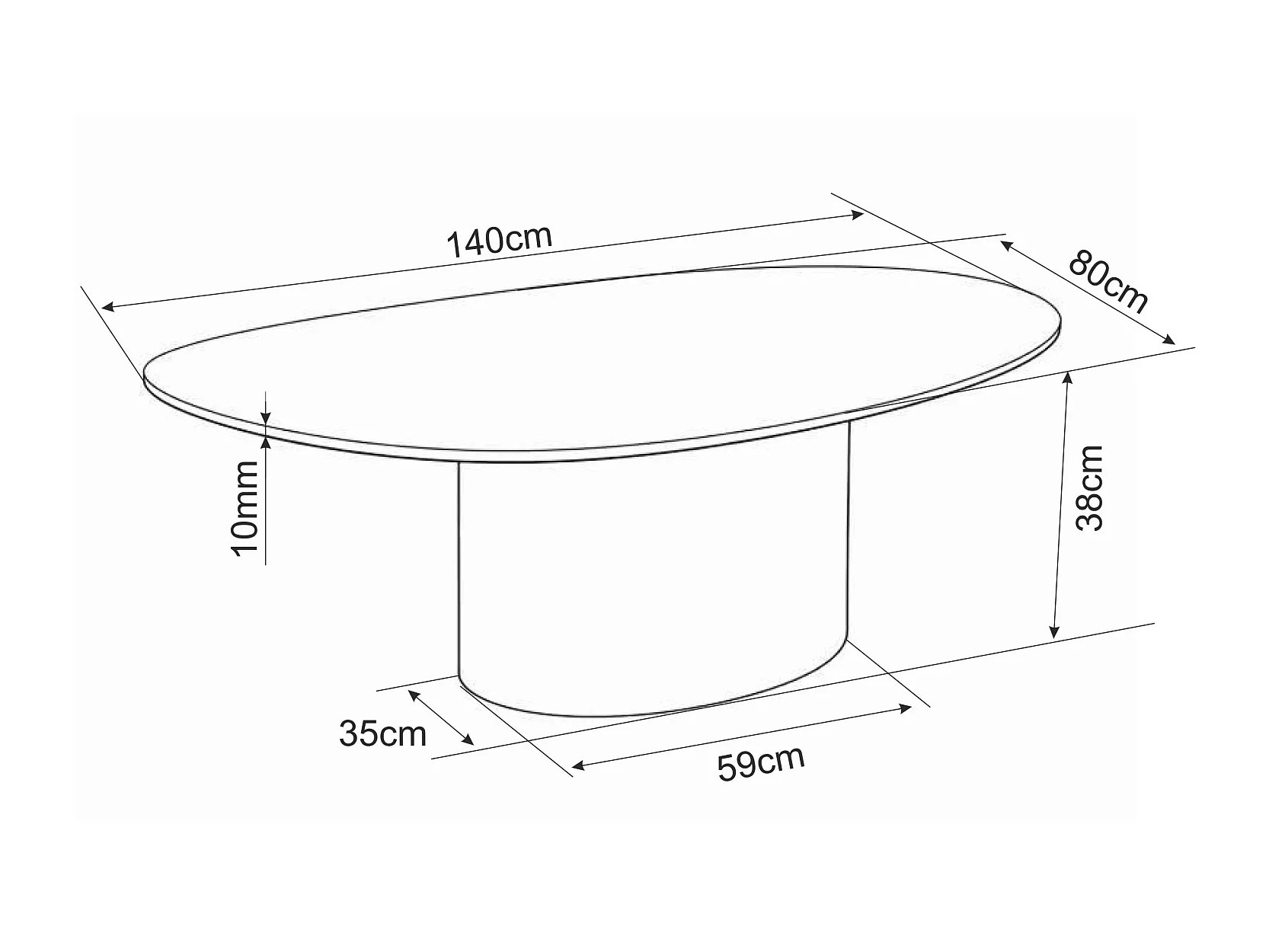 Table basse Detroit 1056