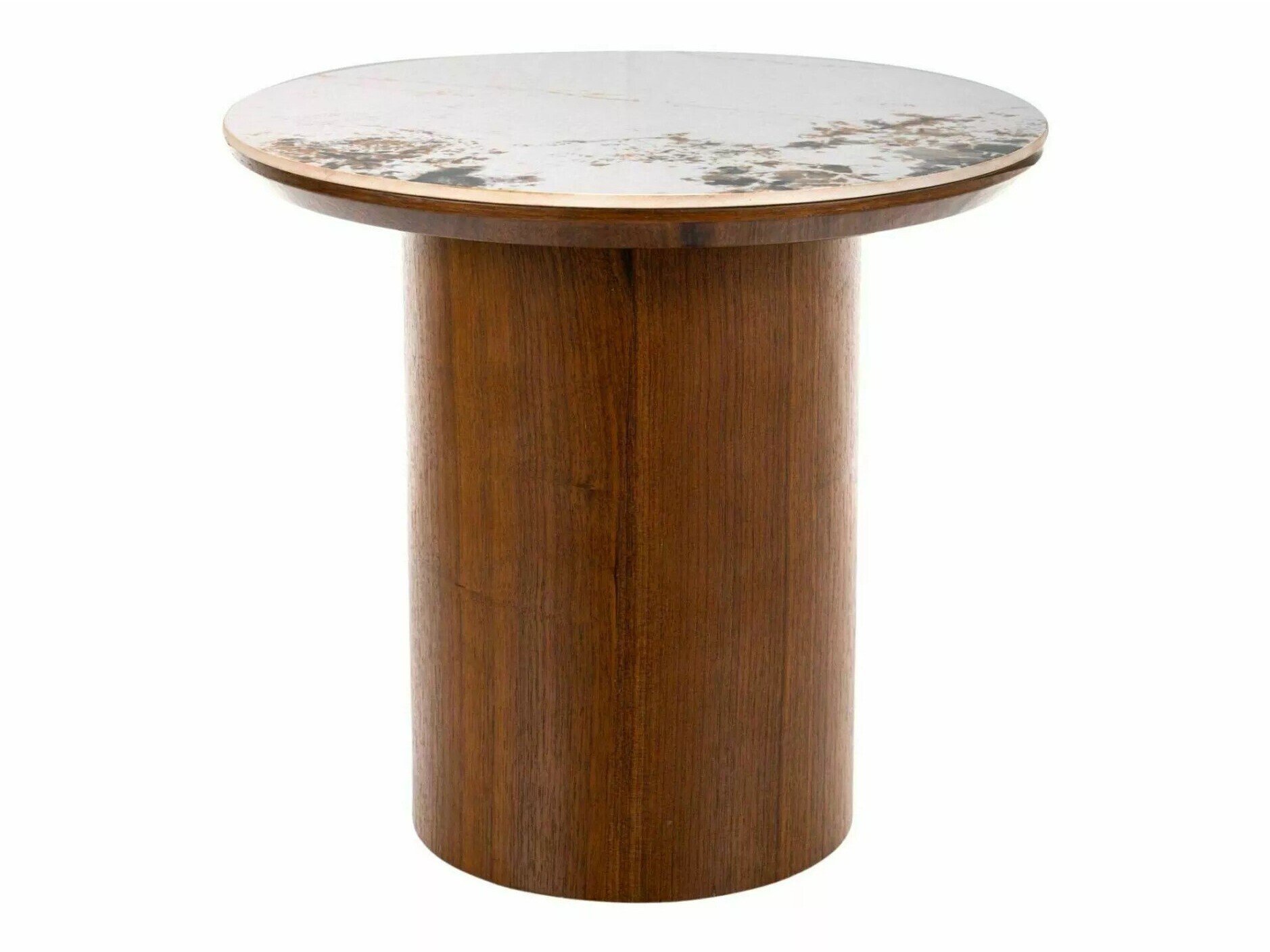 Table d'appoint Detroit 1058 (Pierre Motif + Noyer)