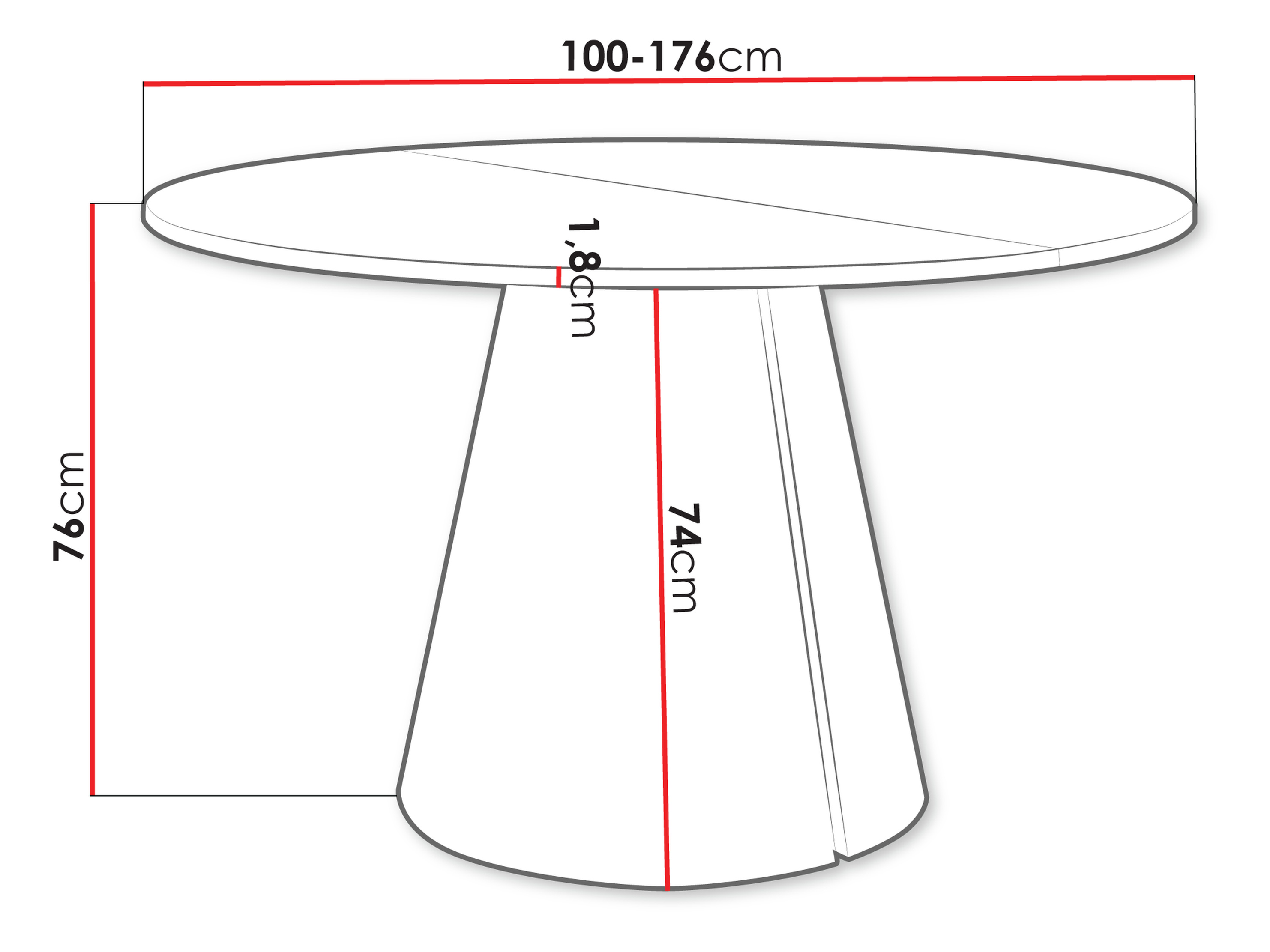 Table Oswego 184