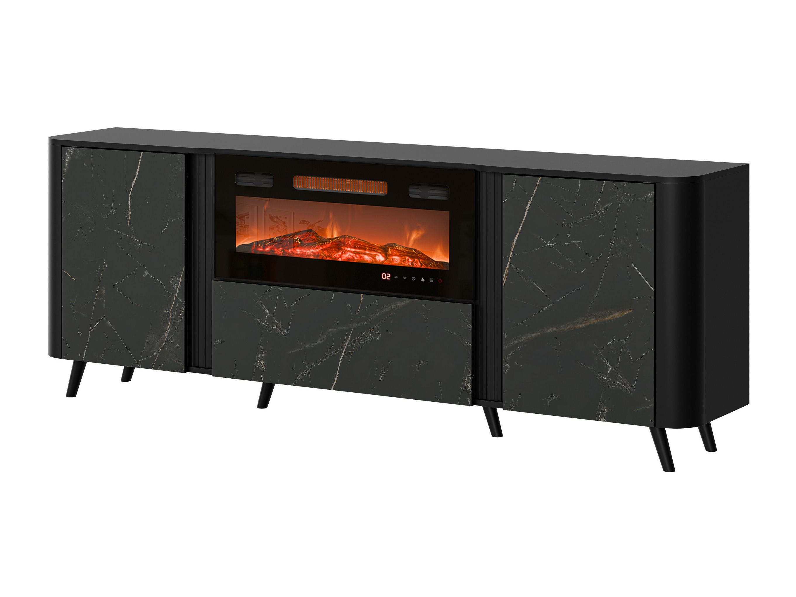 Buffet Modus I (Noir + Marbre noir)