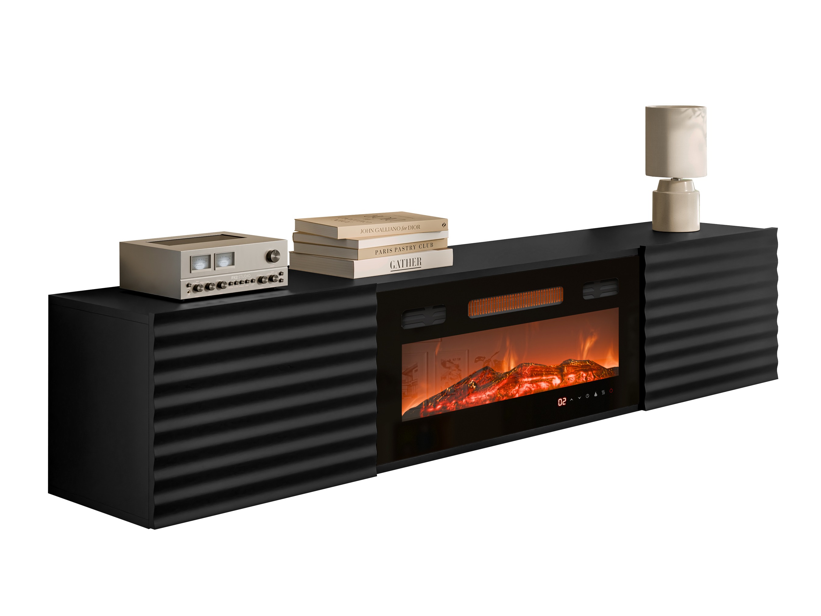 Meuble TV Charlotte 206 (Noir)