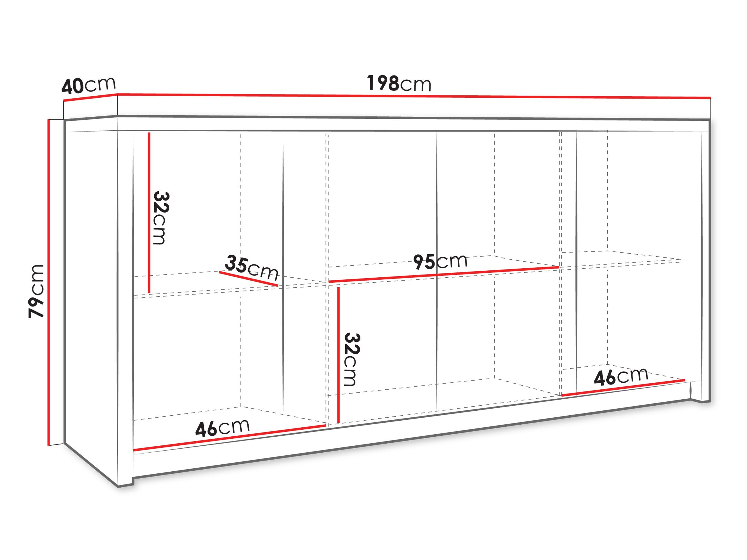 Buffet Providence 203 (Blanc)