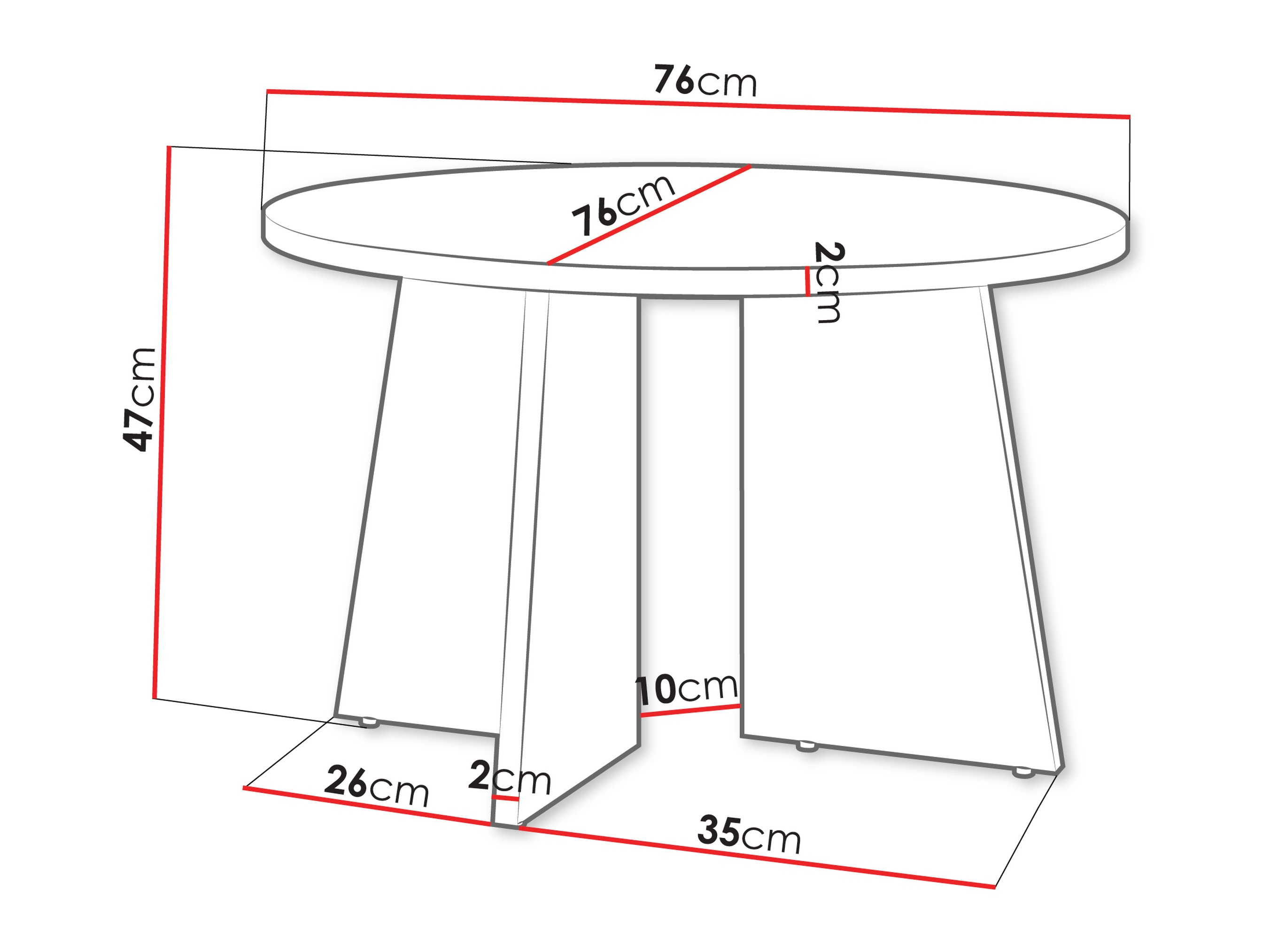 Table basse Telivo 106