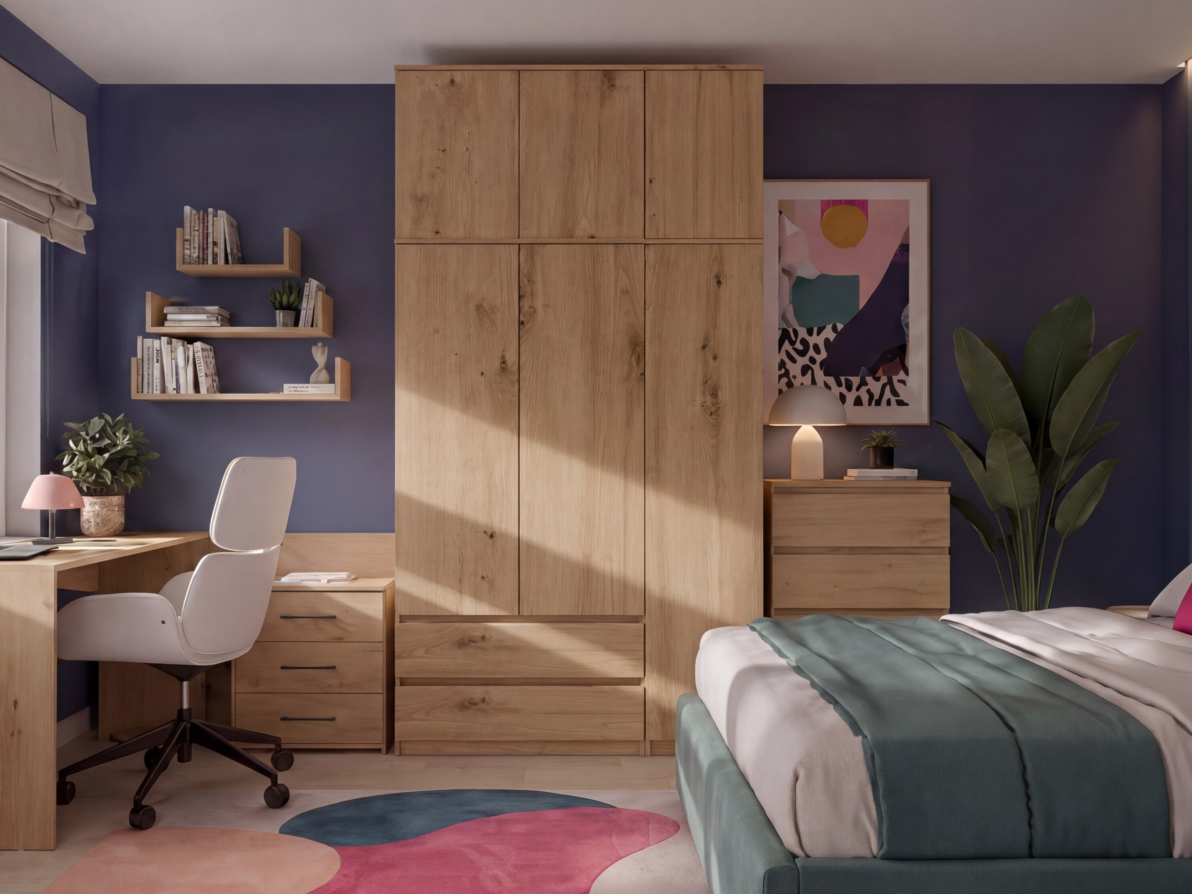 Armoire Mandeville 408 (Chêne Artisan)