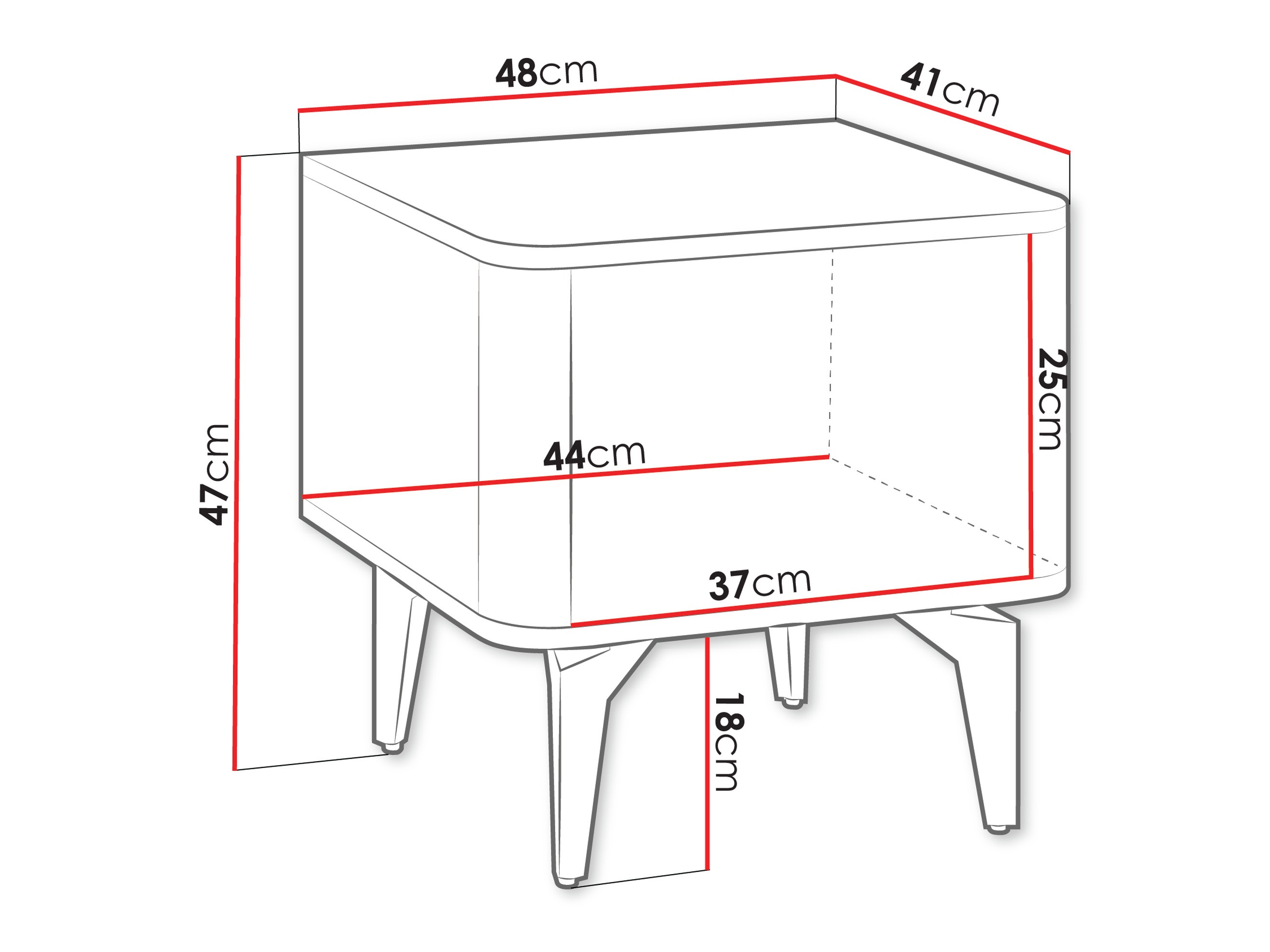 Table de chevet Telivo 109