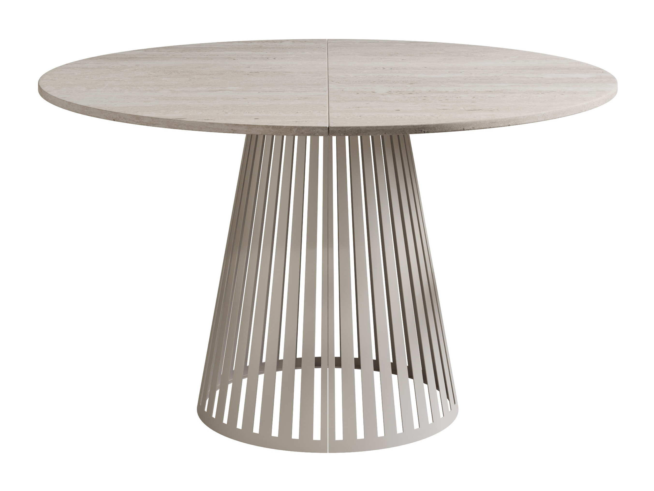 Table Prudentia II (Travertin clair + Cachemire)