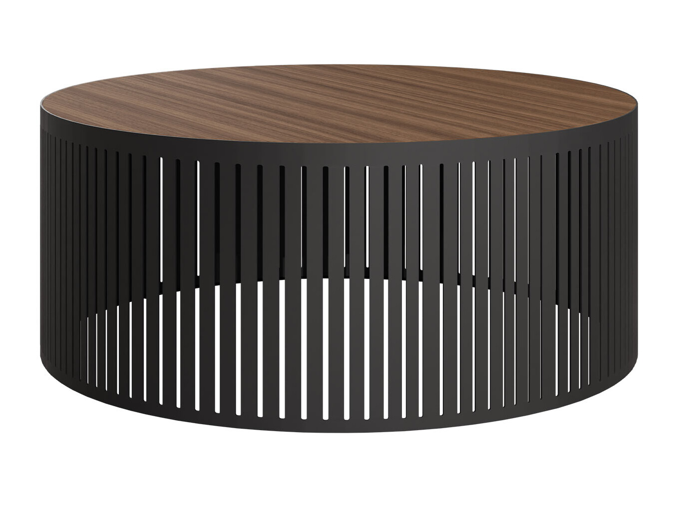Table basse Prunis I (Noyer + Noir)