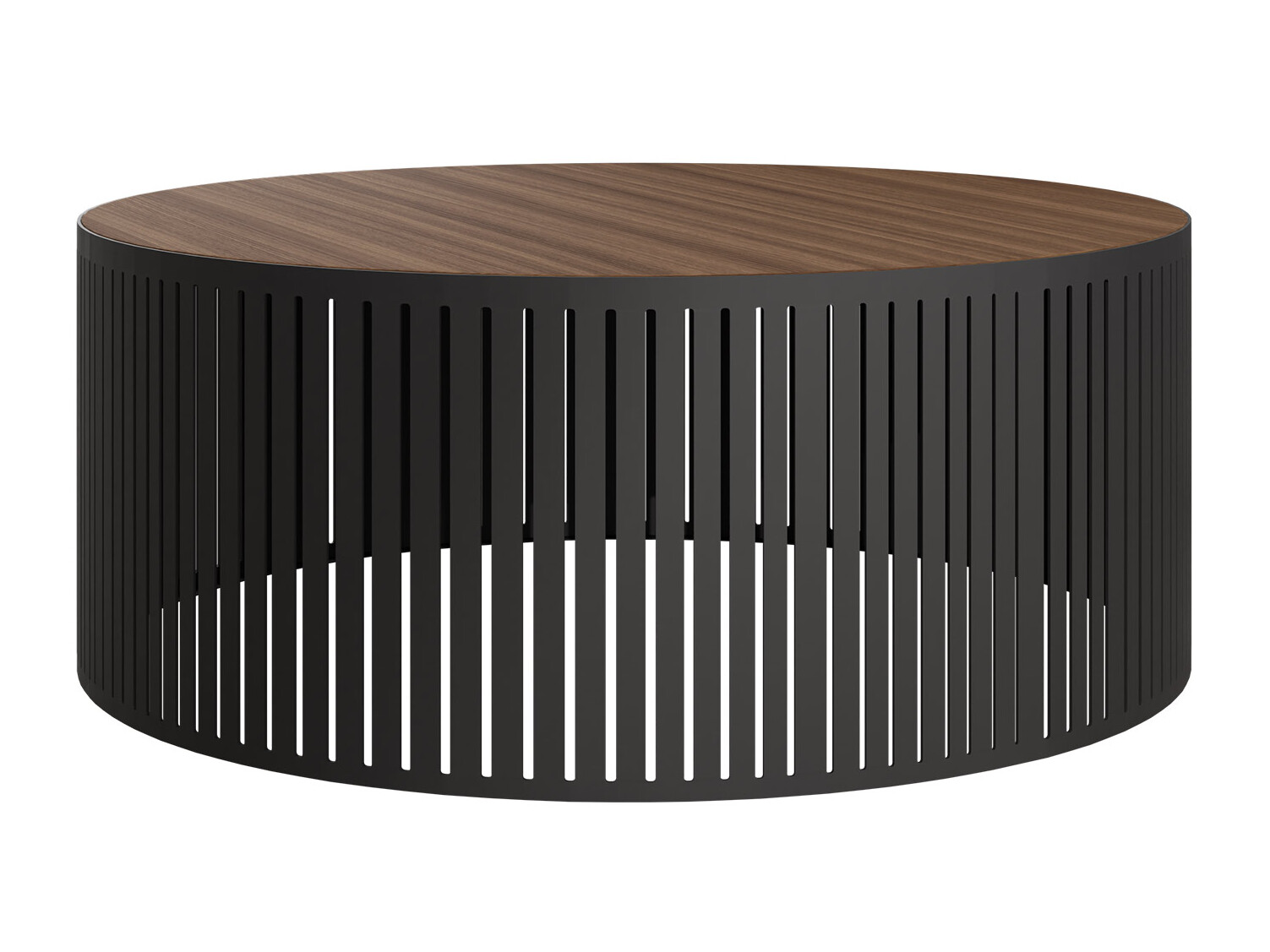 Table basse Prunis (Noyer + Noir)