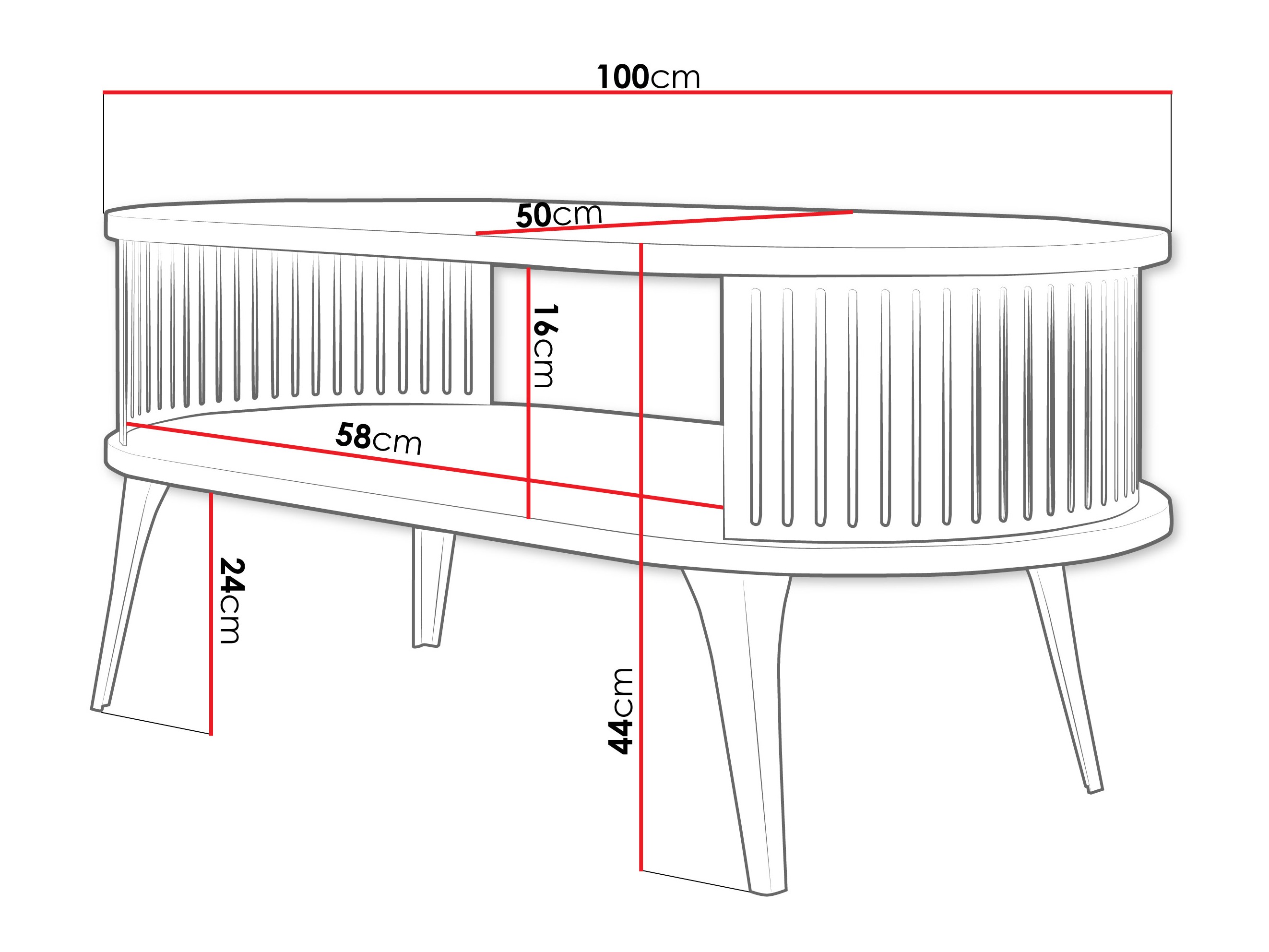 Table basse Sordore 130