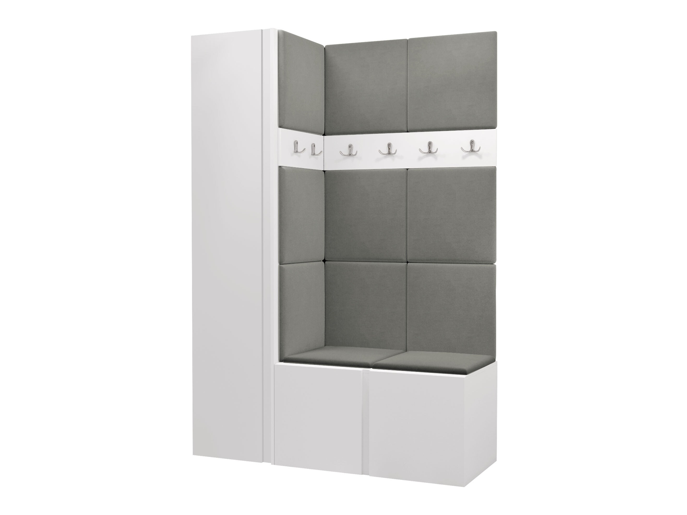 Meuble d'entrée Pinis IX (Blanc)
