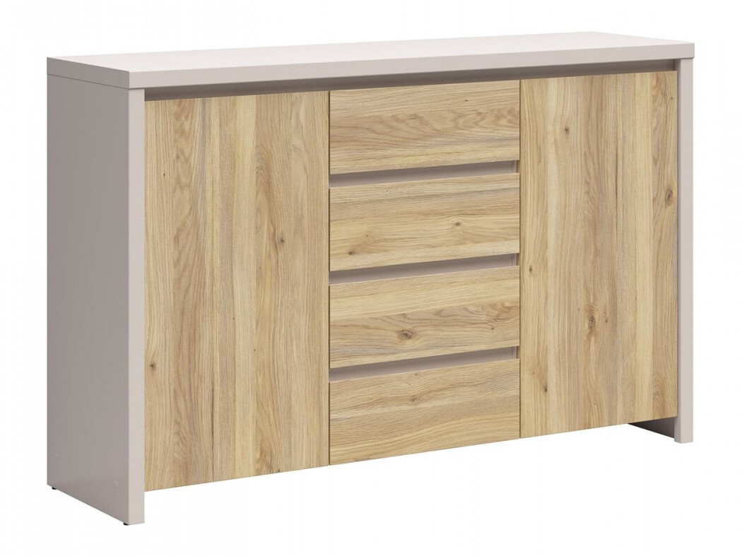 Commode Nolroma 103 (Cachemire + Chêne)