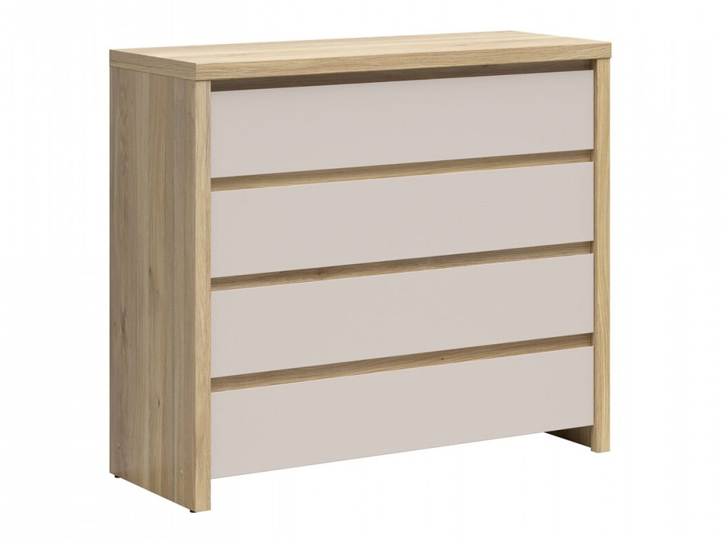 Commode Nolroma 105 (Chêne + Cachemire)
