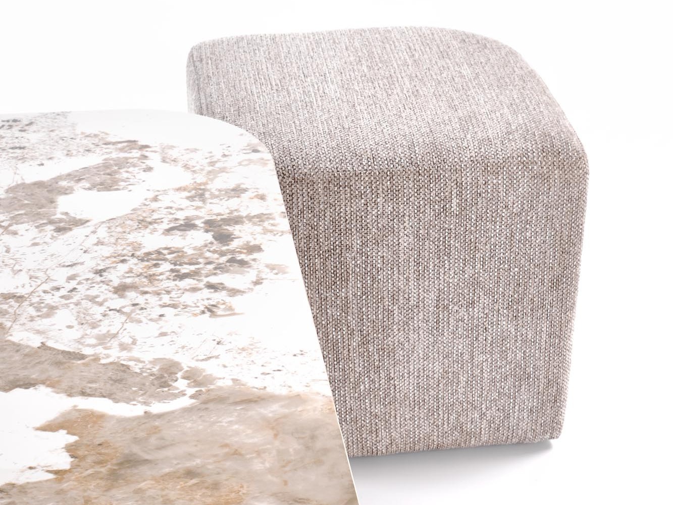 Table basse Houston 2220 Avec poufs