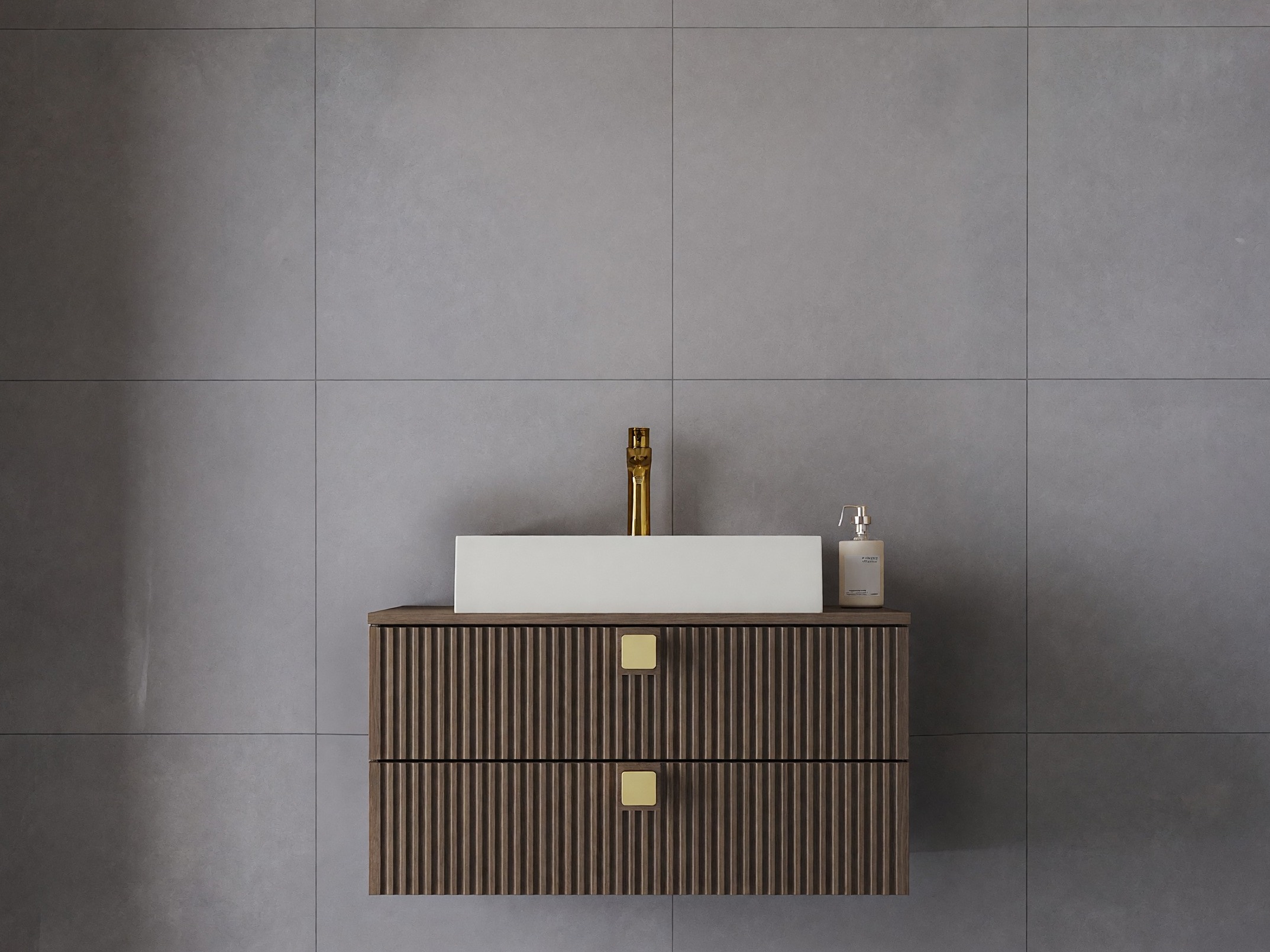 Armoire de salle de bains murale pour lavabo Gratal
