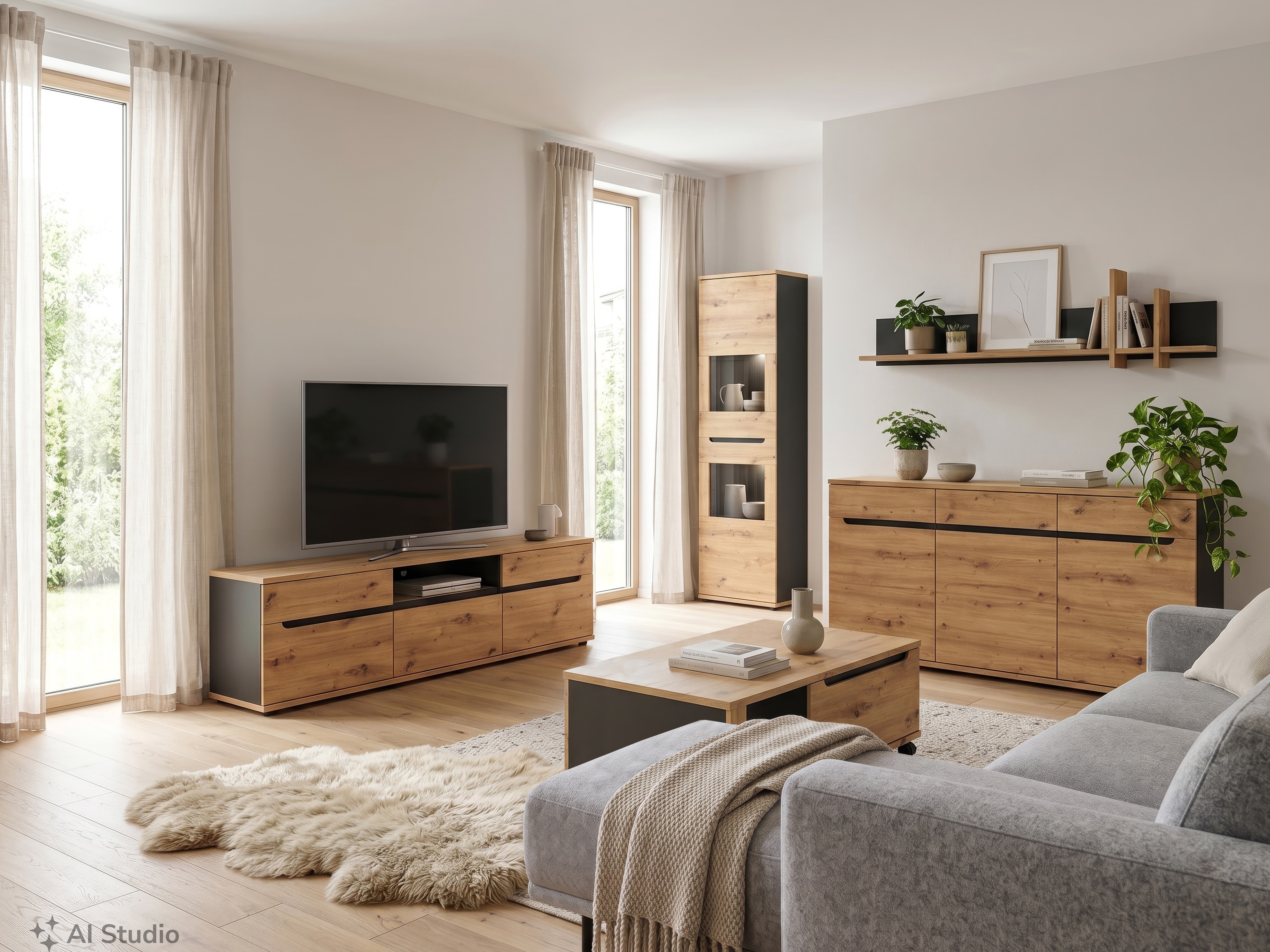 Meuble TV Lirfela 100